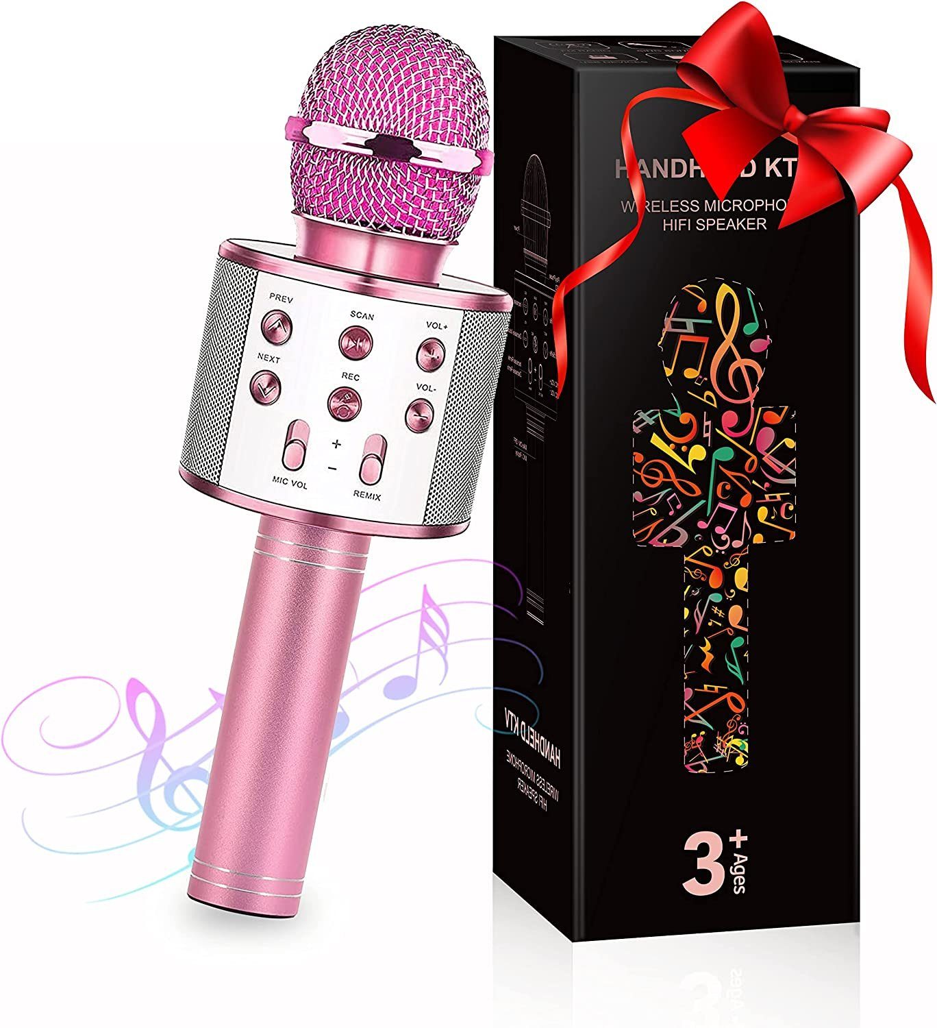 Gloria Home Mikrofon »Karaoke Mikrofon, 4 in 1 Drahtloses Bluetooth Mikrofon  für Kinder« (1-tlg) online kaufen | OTTO