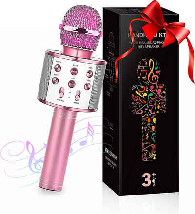Gloria Home Mikrofon »Karaoke Mikrofon, 4 in 1 Drahtloses Bluetooth Mikrofon für Kinder« (1-tlg)