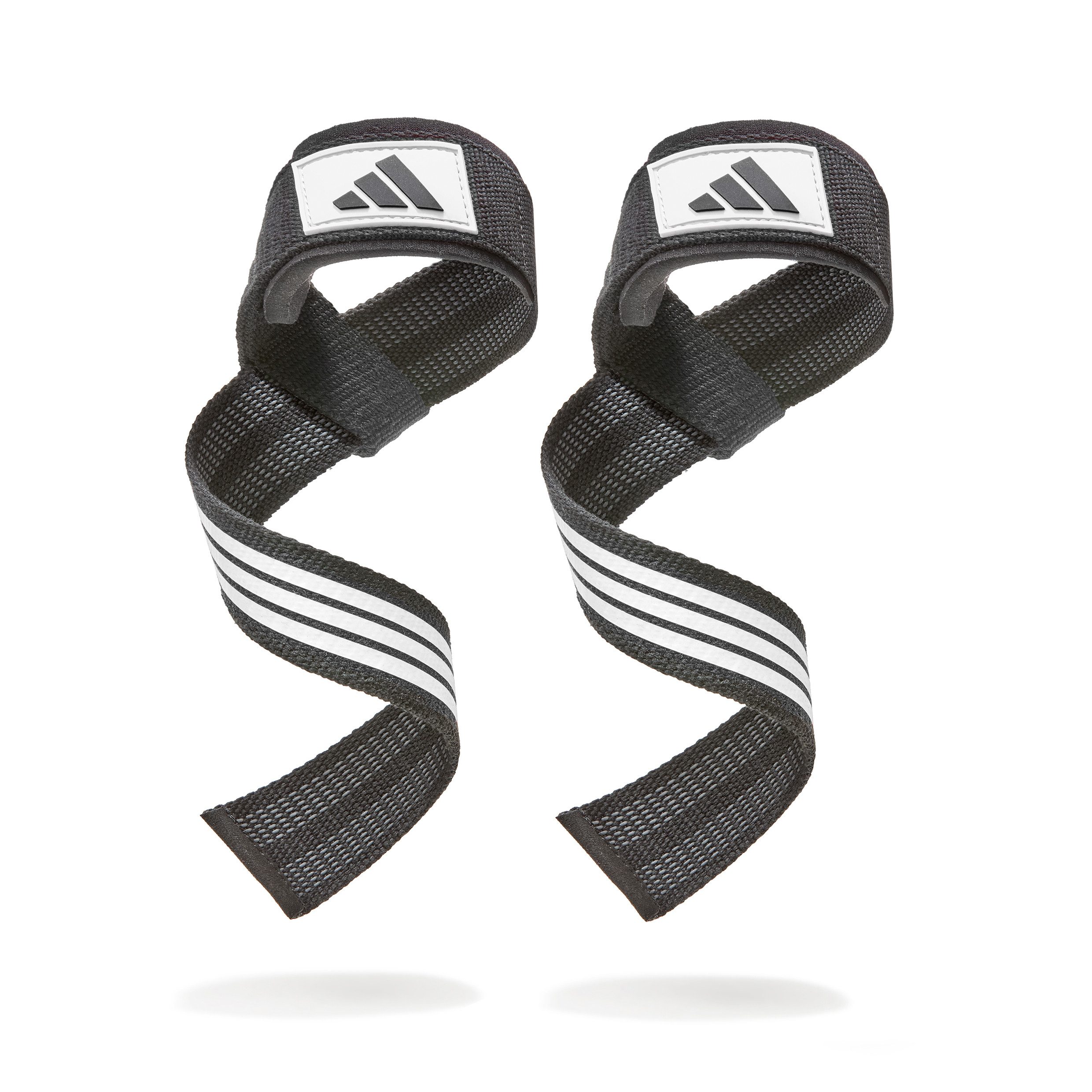 adidas Performance Zughilfe Lifting Straps - Schwarz/Weiß, Reduziert Griffermüdung – für mehr Wiederholungen & bessere Form