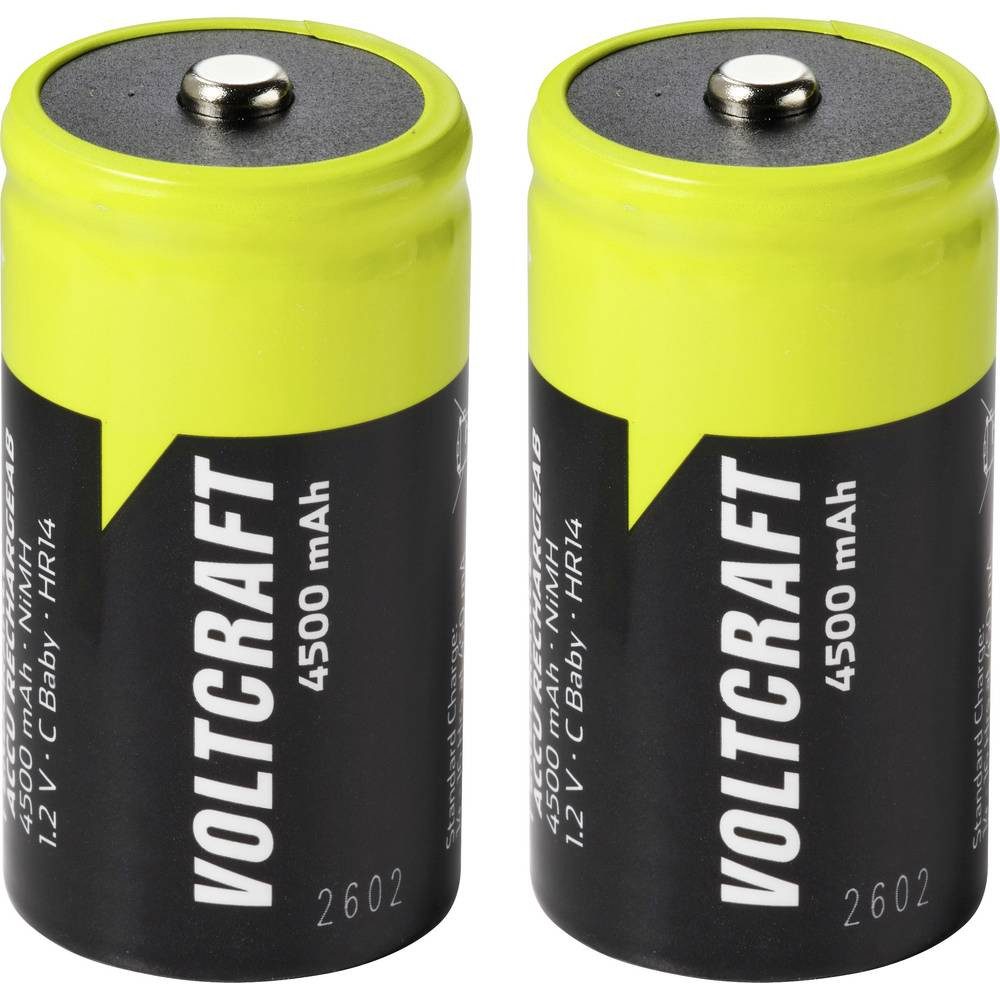 VOLTCRAFT Baby (C)-Akku NiMH 4500 mAh 1.2 V Ready to use 2 St. VC-17275485 Akku