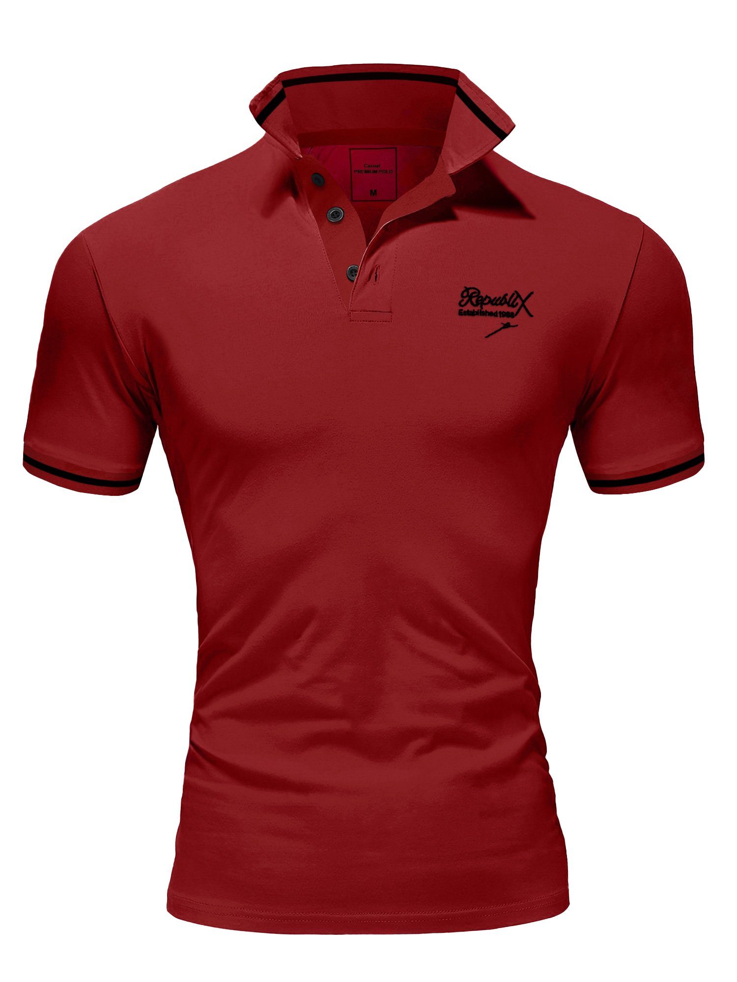 REPUBLIX Poloshirt GABRIEL Herren Basic Kurzarm günstig online kaufen