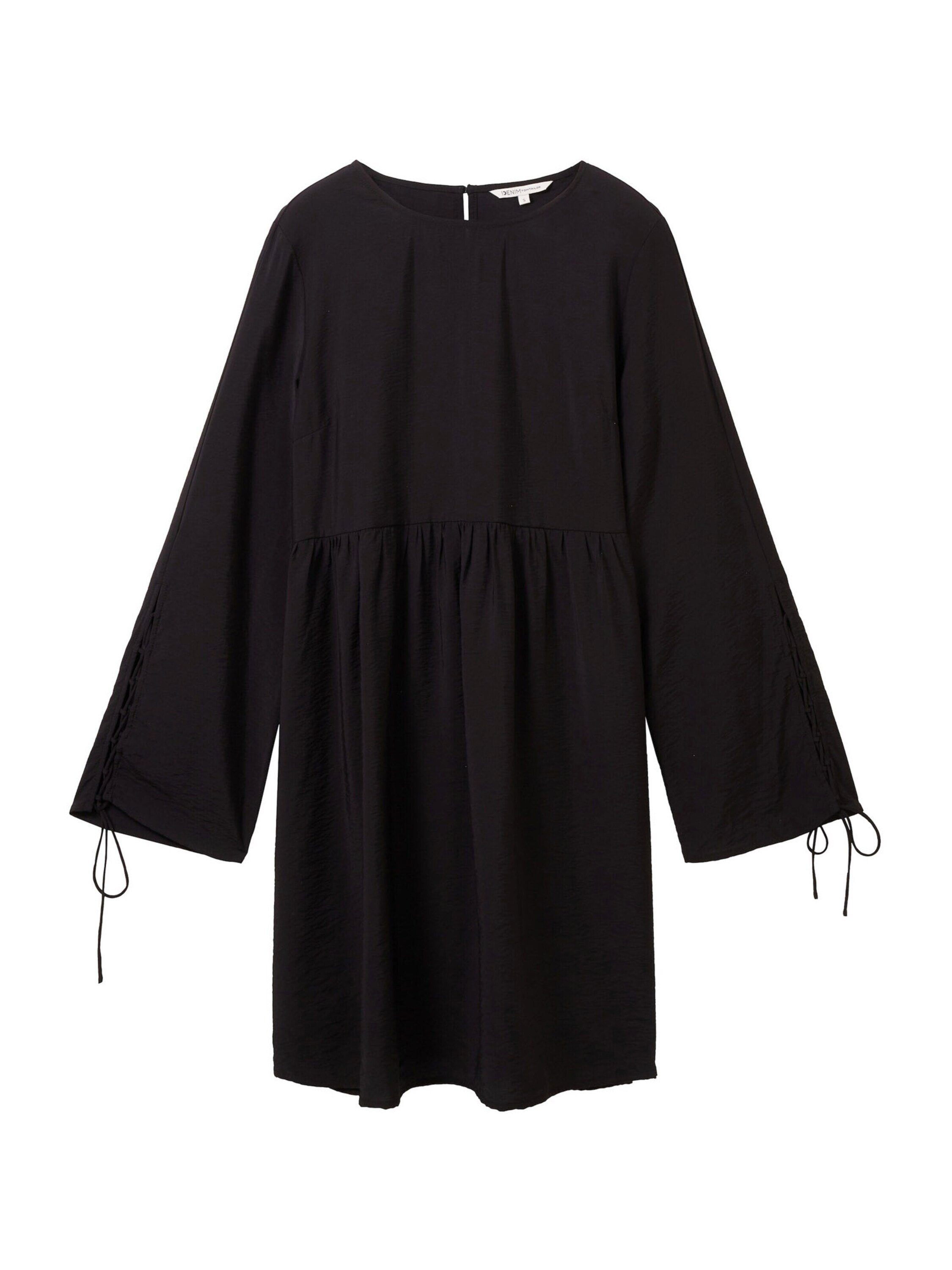 TOM TAILOR Denim Sommerkleid (1-tlg) Drapiert/gerafft