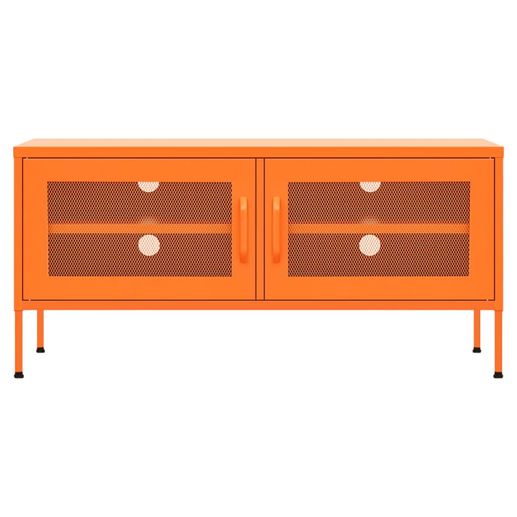 vidaXL TV-Schrank TV-Schrank Orange 105x35x50 cm Stahl (1-St)