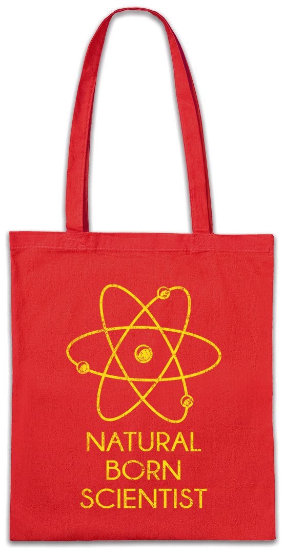 Beuteltasche Natural Born Scientist Stofftasche Lehrer Fun Teacher Professor Nerd