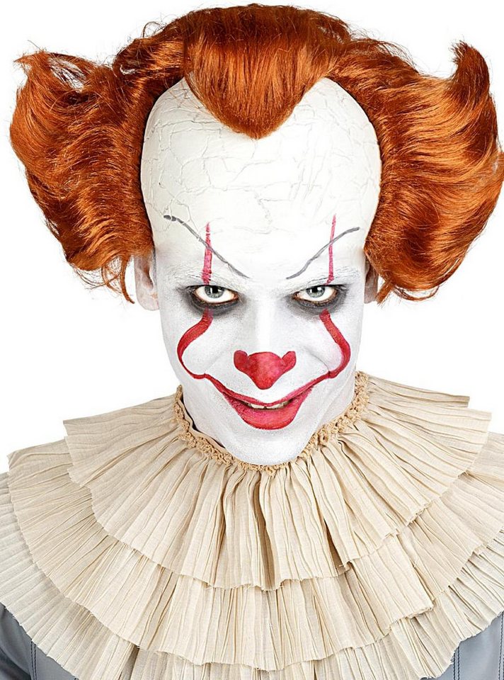 Funidelia Kostüm-Perücke Es Kapitel 2 – Pennywise Horror Halloween Perücke, Die eigenwillige Frisur des Horrorclowns aus den Neuverfilmungen