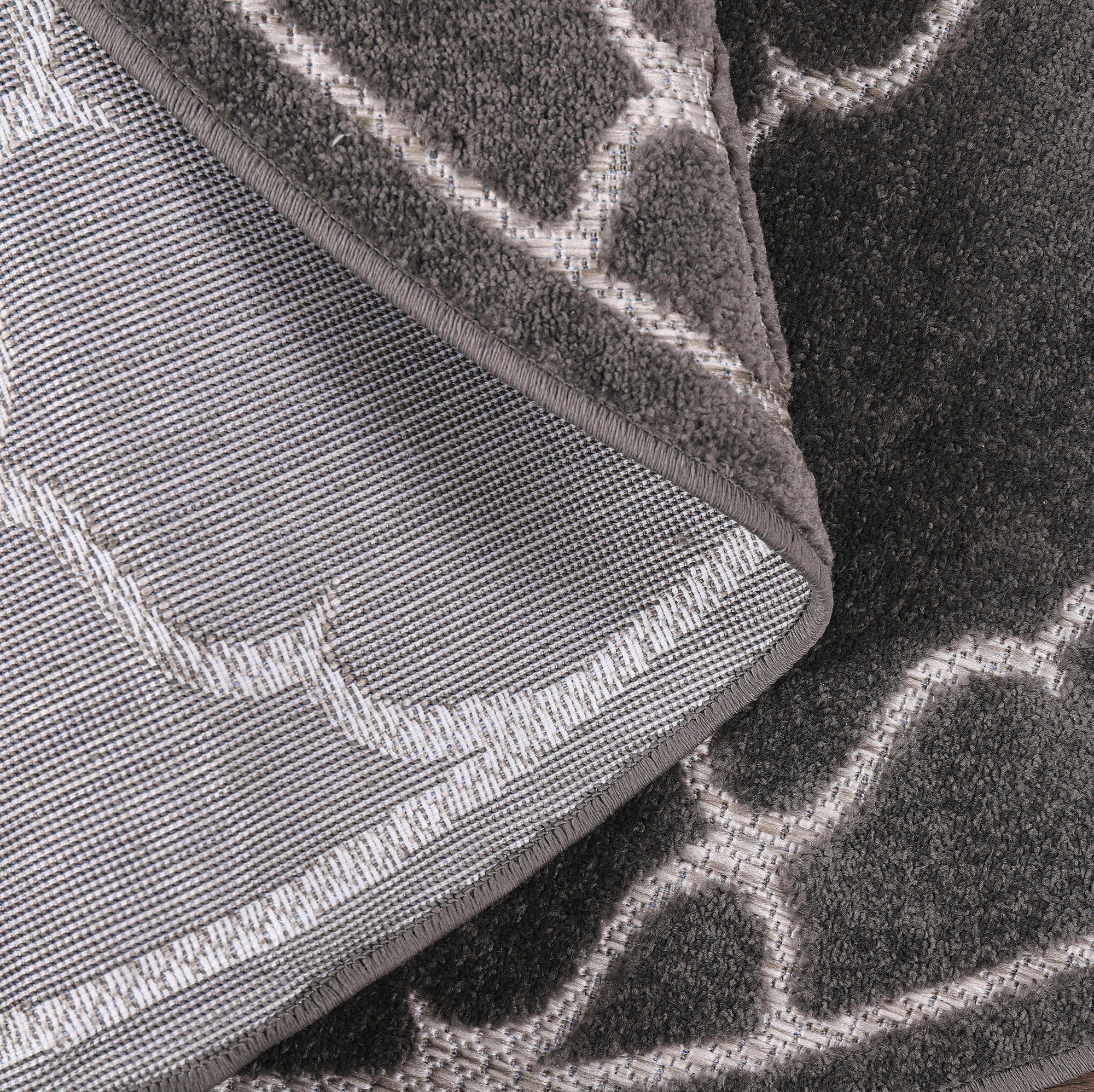 Sanat Teppich Berlin, rund, Höhe: 6 mm, In -und Outdoor geeignet, robust und pflegeleicht