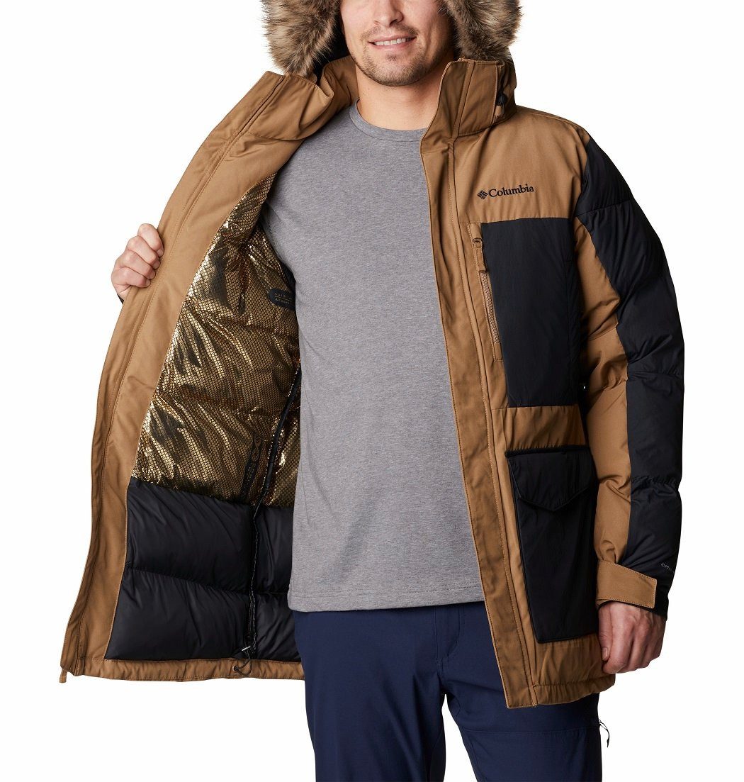 Columbia Parka Marquam Peak Fusion (Omni-Heat Infinity) braun/schwarz Herren