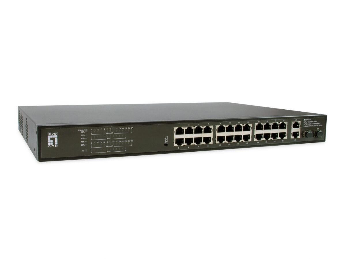 LevelOne GEP-2821 Netzwerk-Switch