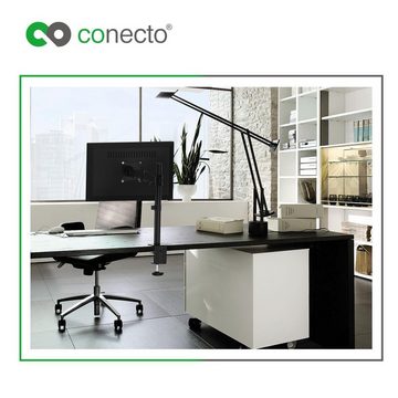conecto Schreibtischhalterung für 1 Monitor Monitor-Halterung, (bis 27 Zoll, drehbar: 360)