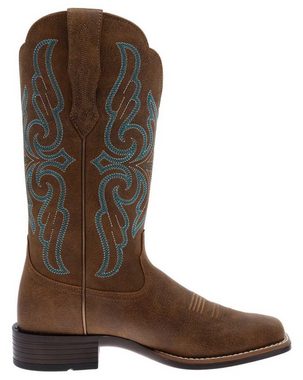 Ariat PRIMERA STRETCHFIT Braun Cowboystiefel Damen Westernreitstiefel