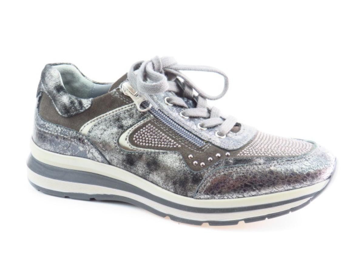Crack Grigio 32 Ver. Carb Schnürschuh