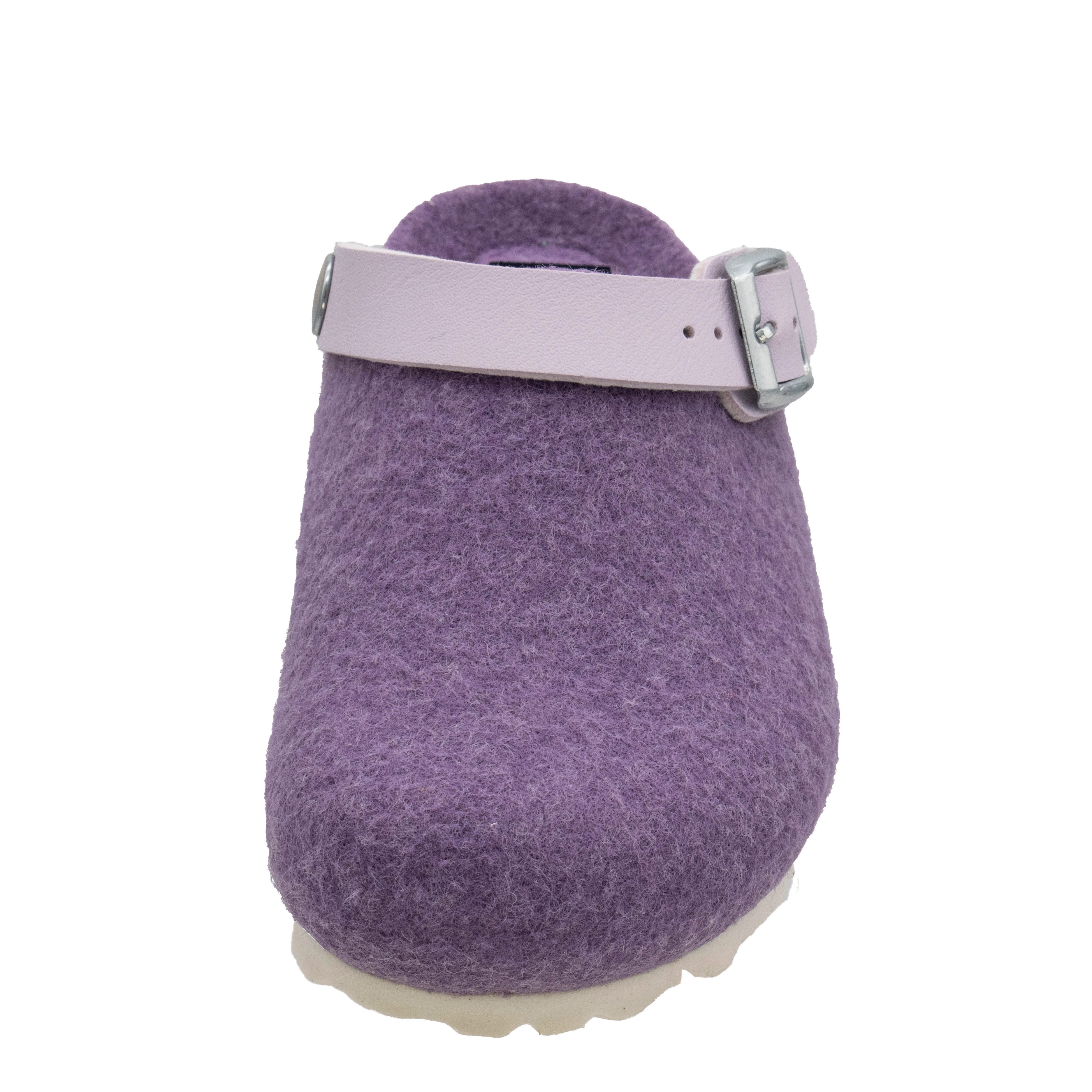 Fischer-Markenschuh Shetland Pantoffel aus Filz, mit Filzfutter, gepolstertes Fußbett – Bild 4 von 5