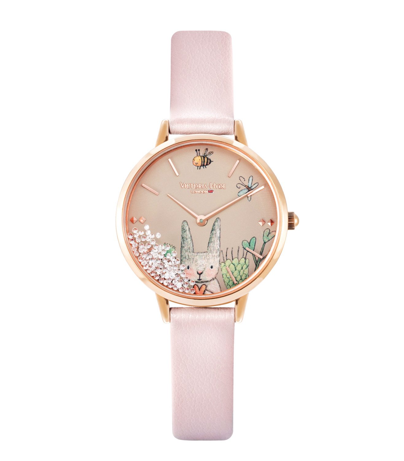 Quarzuhr Victoria Hyde Forest Fairytale Animal Damen Basic Lederarmband