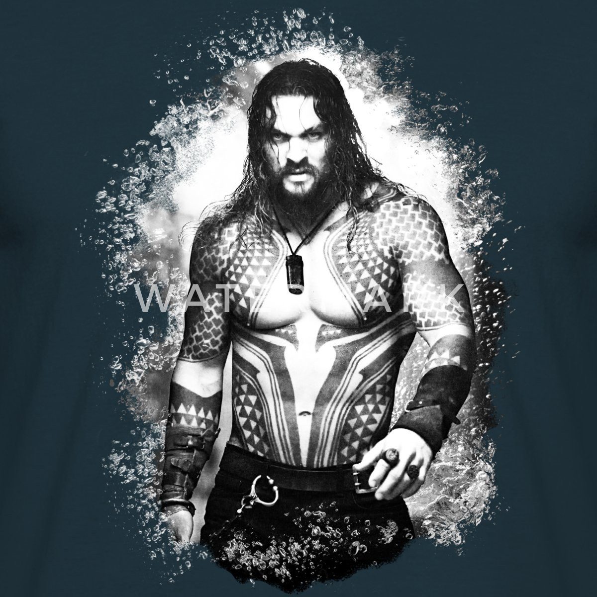 Spreadshirt T-Shirt Aquaman Film Aquaman Kampfbereit Männer T-Shirt (1-tlg)