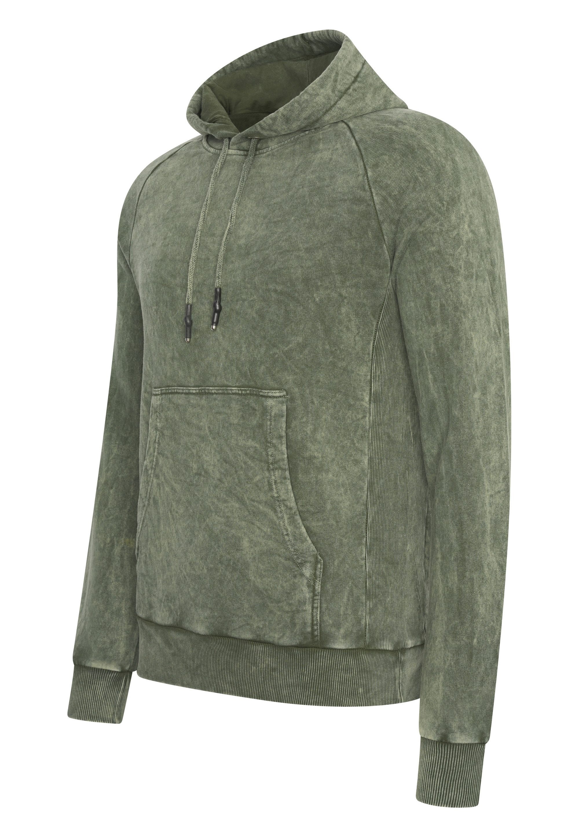 Rusty Neal Kapuzensweatshirt in verwaschenem Design