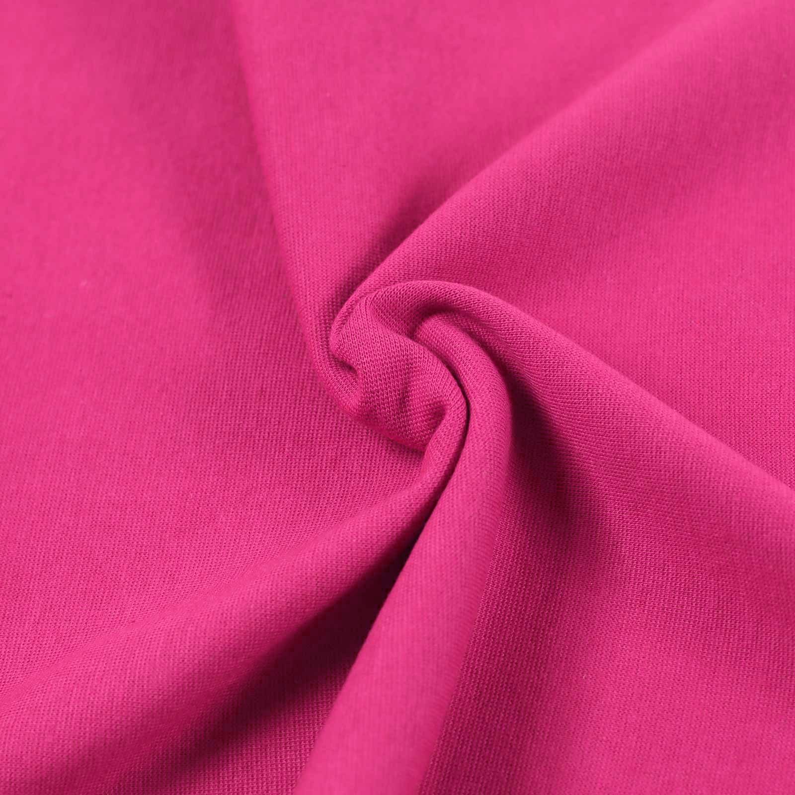 Thumbnail - maDDma Stoff Bündchenstoffpaket Gesamtlänge 10m Uni 35/70cm Schlauchware Jersey, pink
