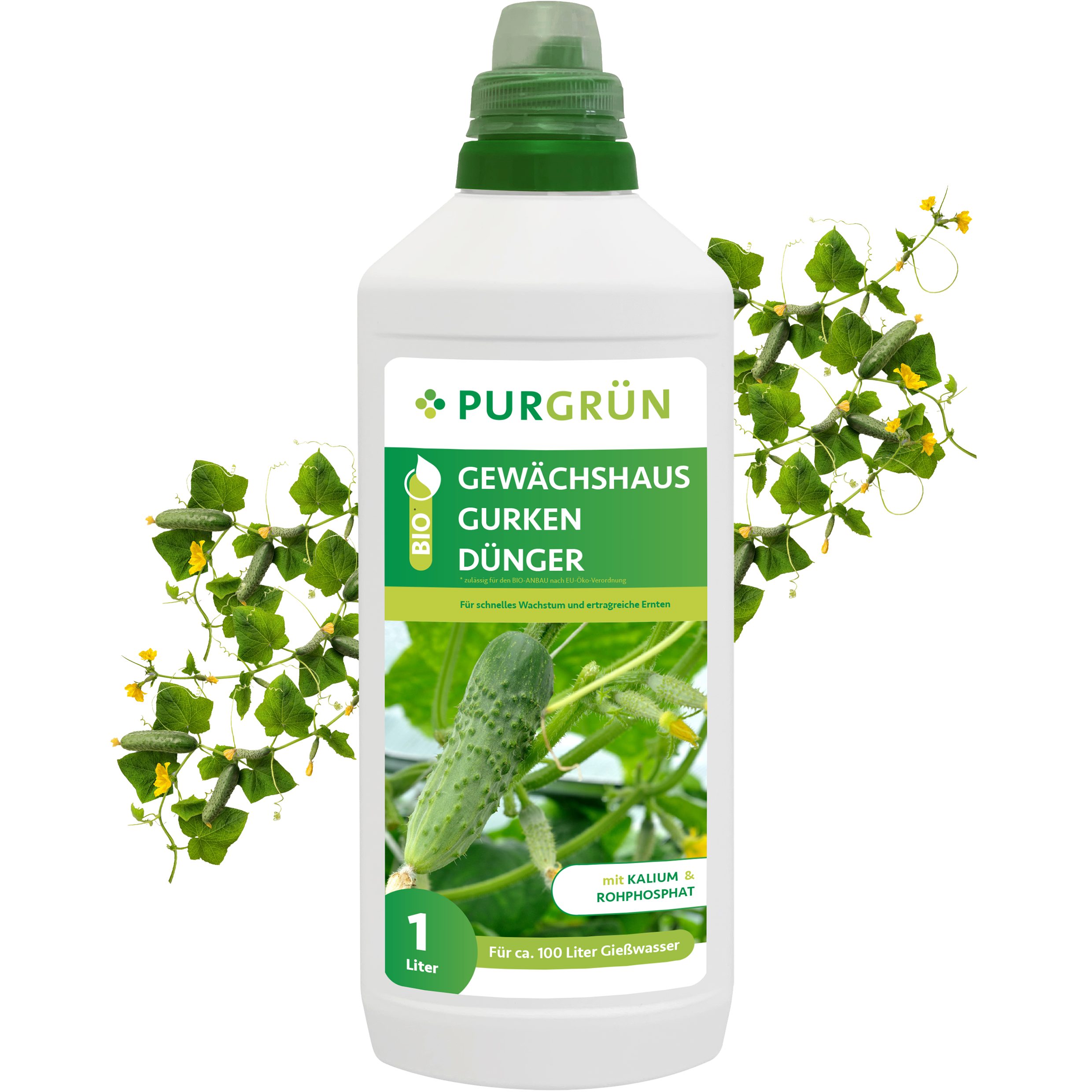 Purgrün Gemüsedünger Purgrün Bio Gewächshausgurken Dünger, günstig online kaufen