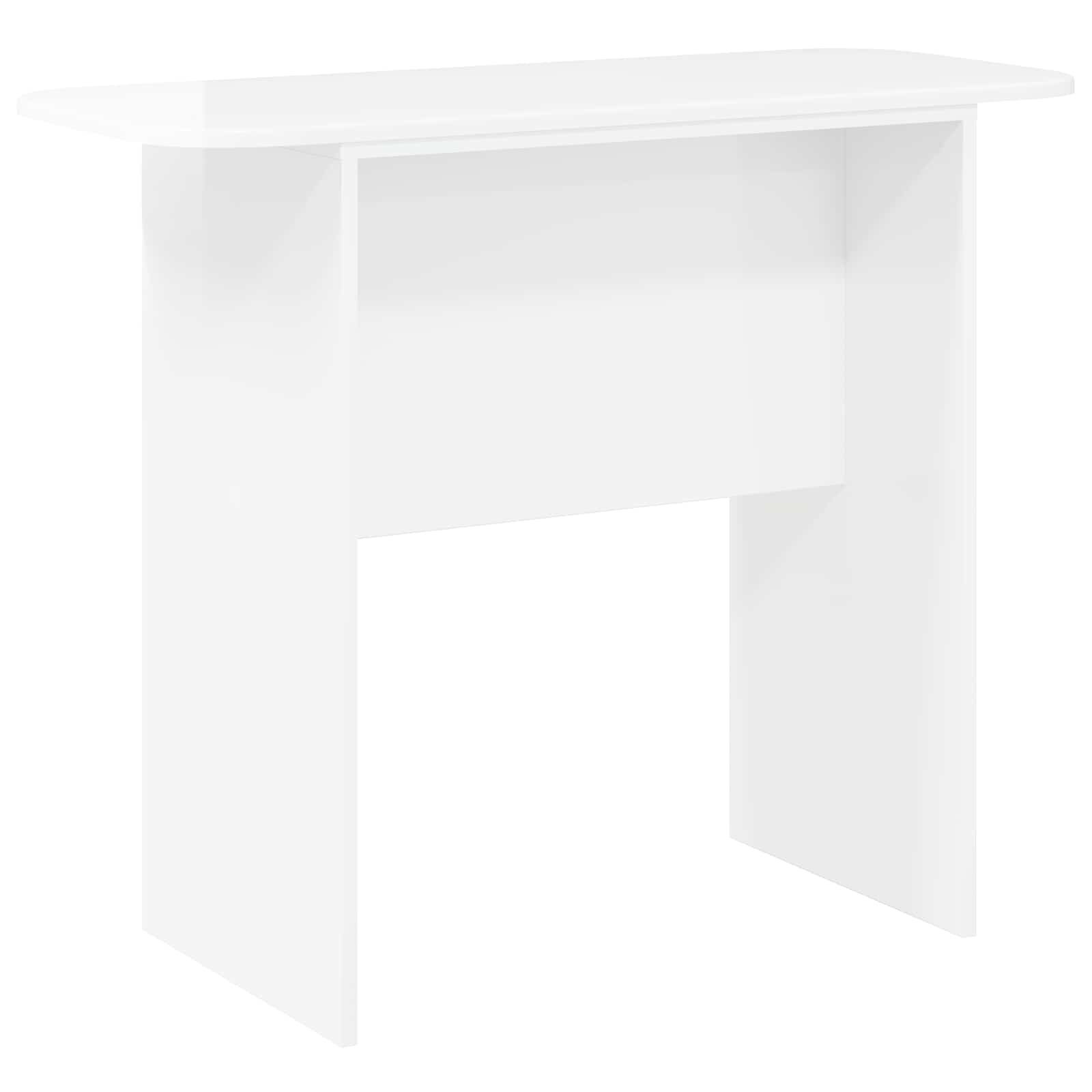 vidaXL Konsolentisch Konsolentisch Hochglanz Weiß 93 x 40 x 75 cm Holzwerkstoff (1-St)