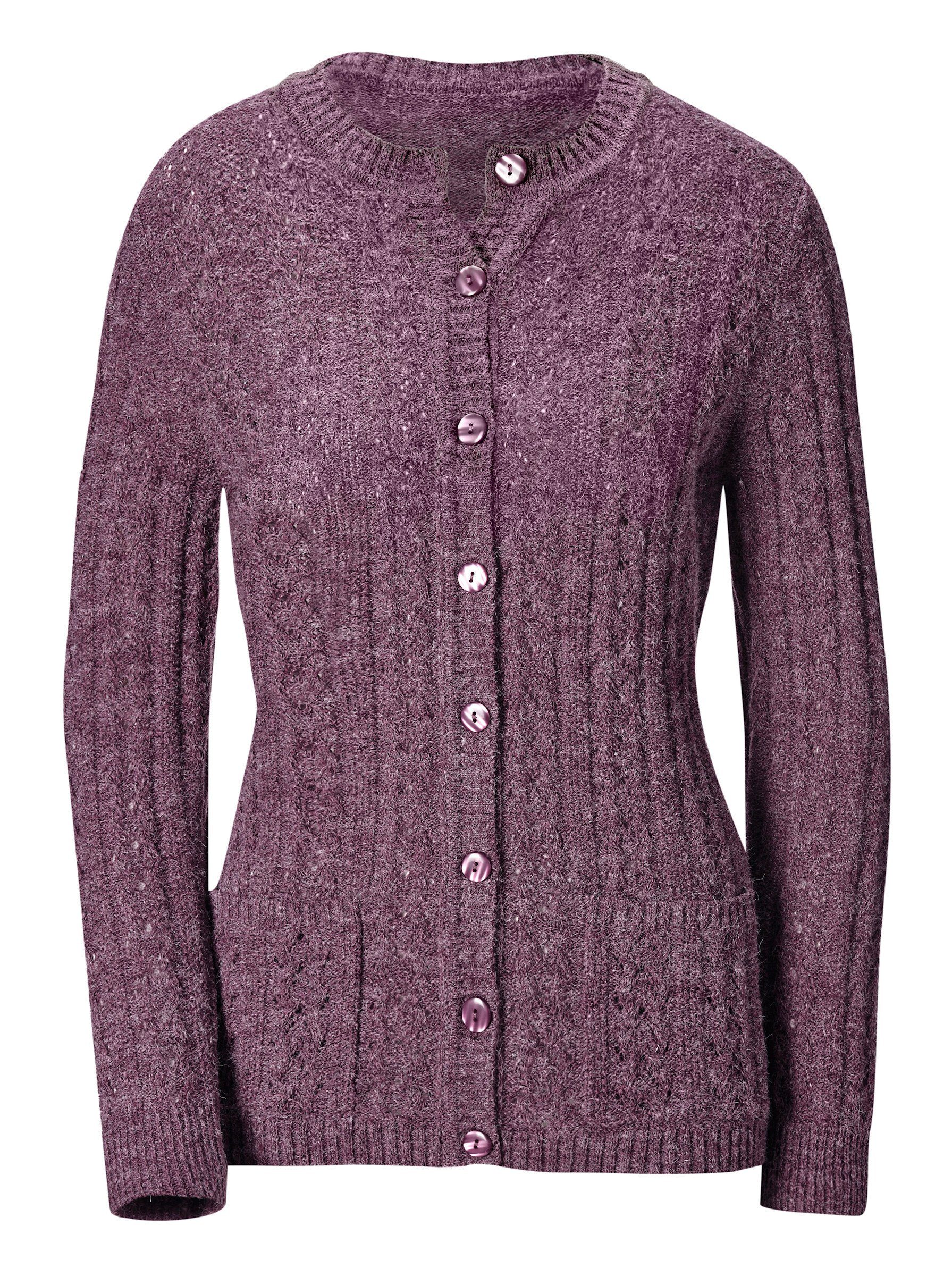 Witt Strickjacke Strickjacke Langarm Ajour