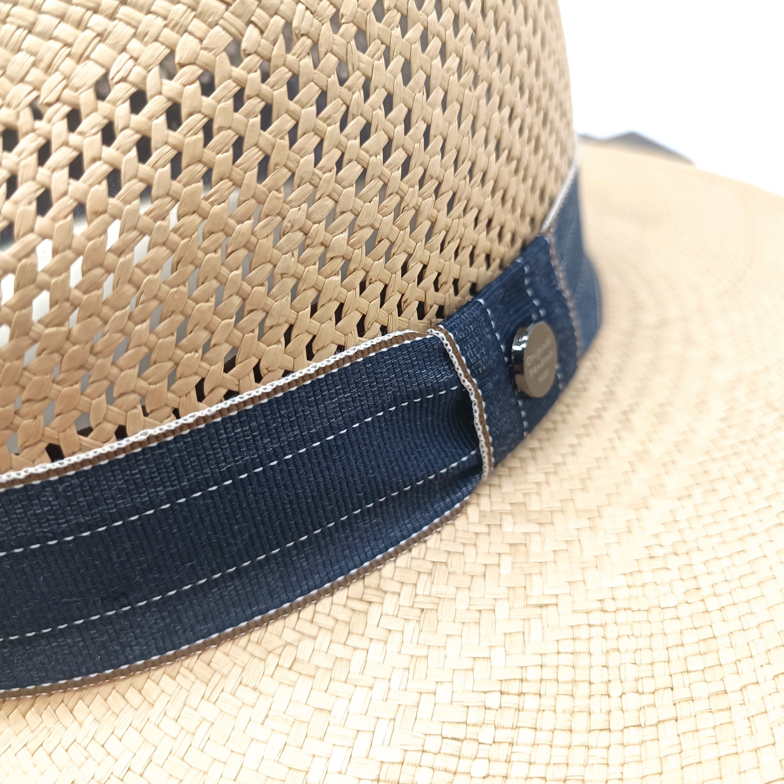 Vintimilla Strohhut Fashion Vent. stone