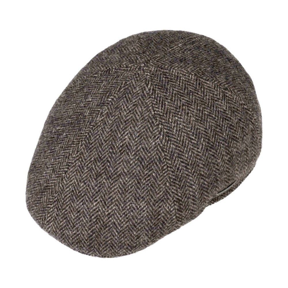 Wool Stetson Herringbone 333 Texas Stetson Fischgr. grau/grau (nein) Schiebermütze