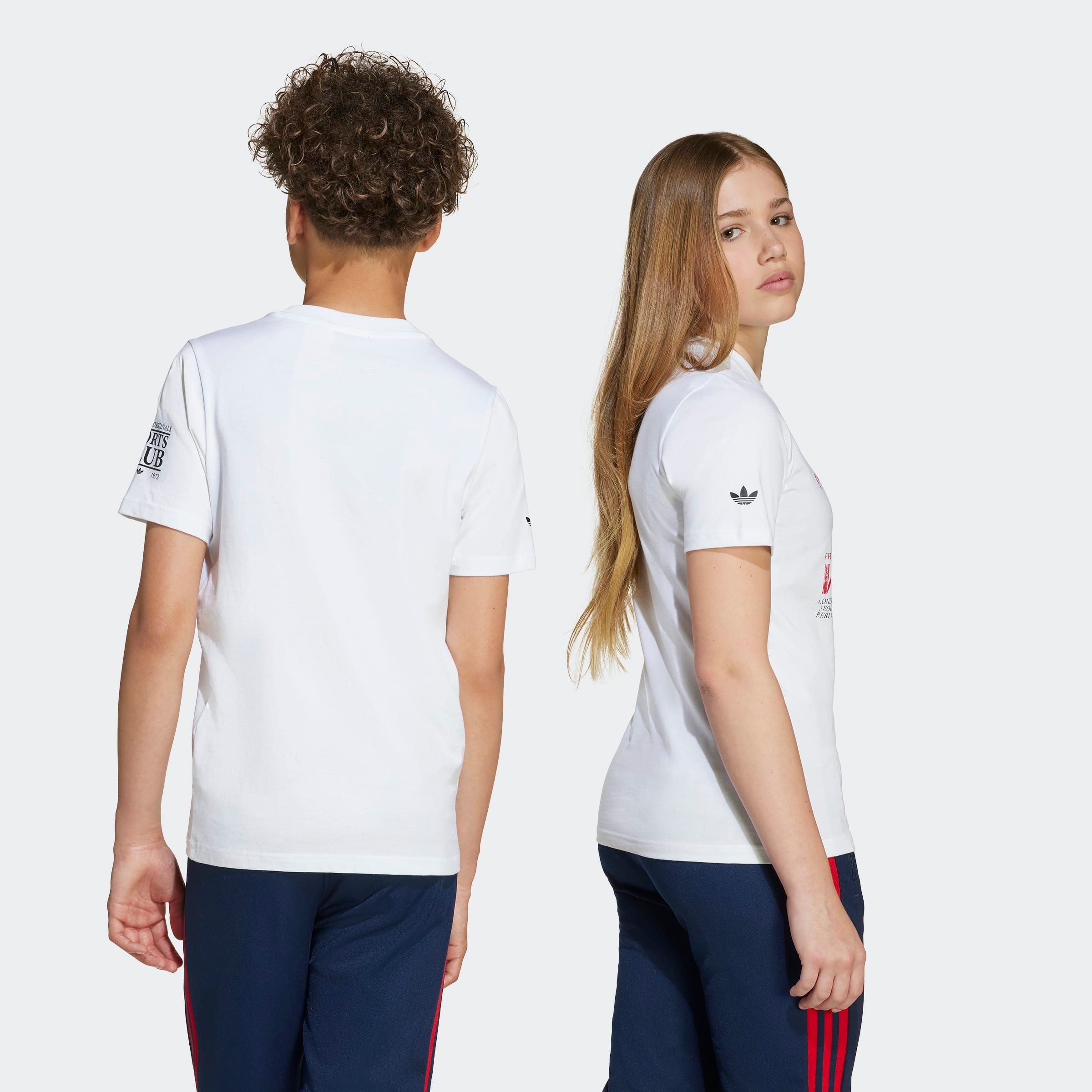 adidas Originals T-Shirt TEE für Kinder, Kurzarm, ohne Verschluss, Rundhalsausschnitt