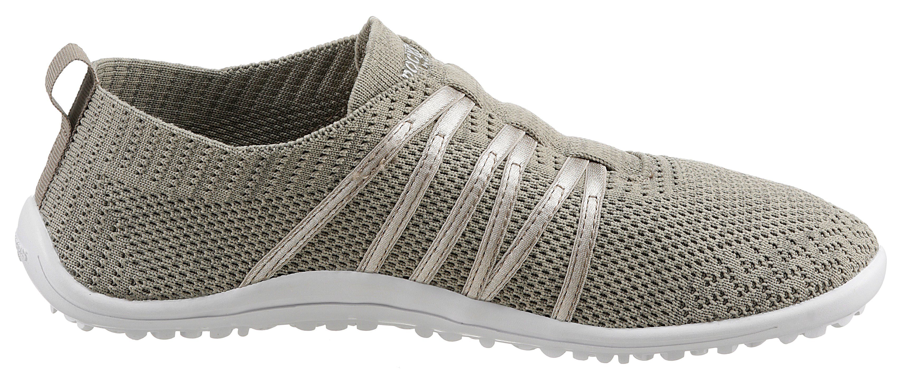 Dockers by Gerli Barfußschuh, Schlupfschuh, Sneaker, Sommerschuh in lässiger Strick-Optik