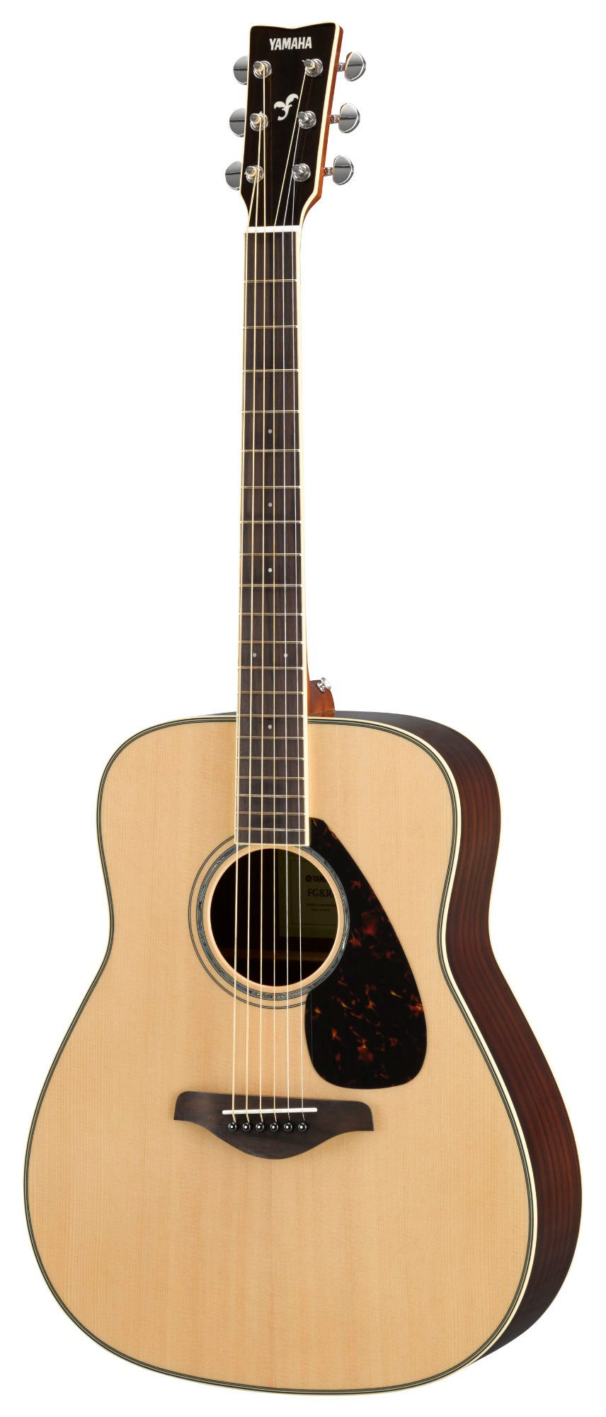 Yamaha Westerngitarre Yamaha FG830 Natural, Dreadnought, Westerngitarre mit massiver Decke