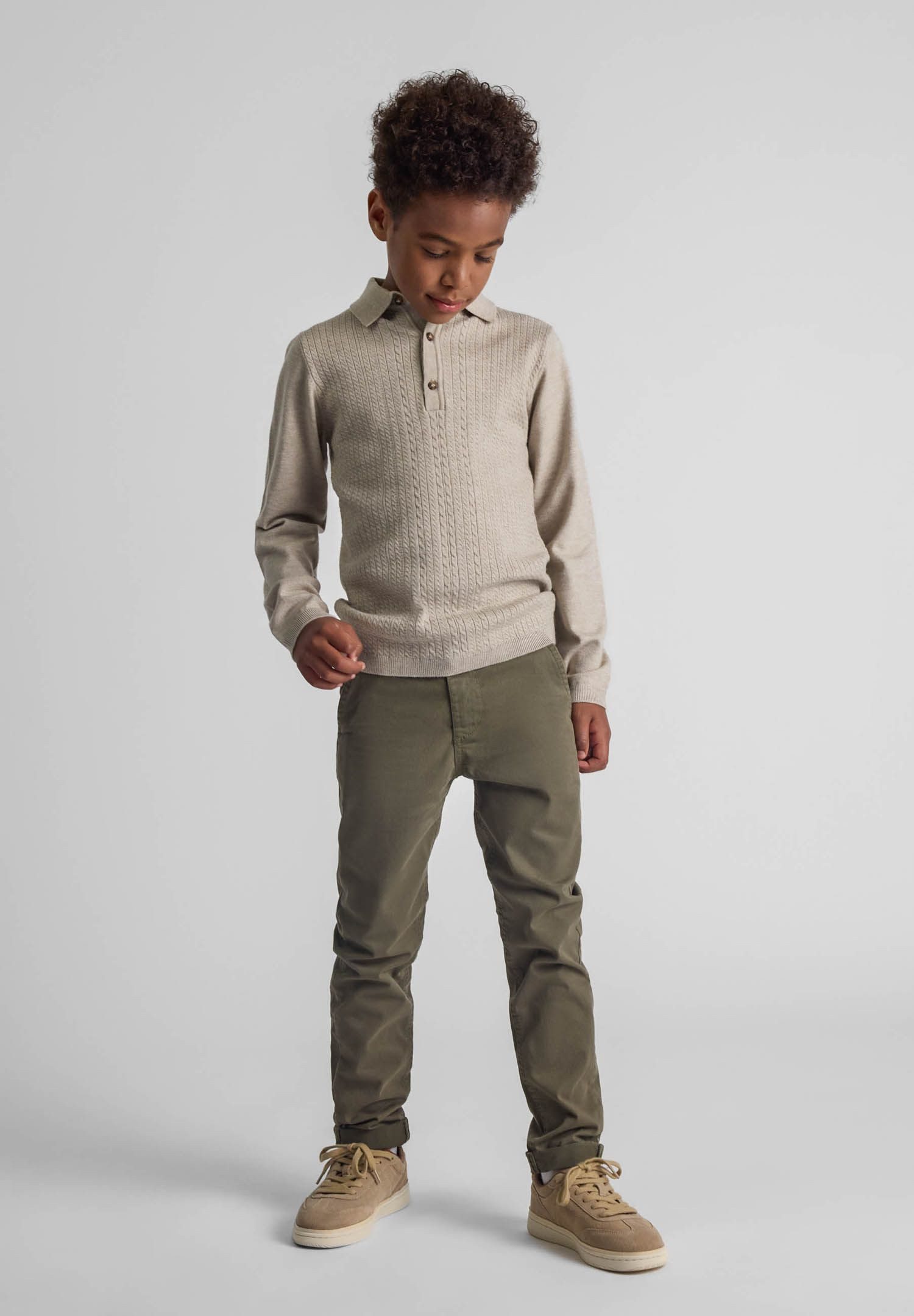 MINOTI Strickpullover Langarmpullover mit Kragen und günstig online kaufen