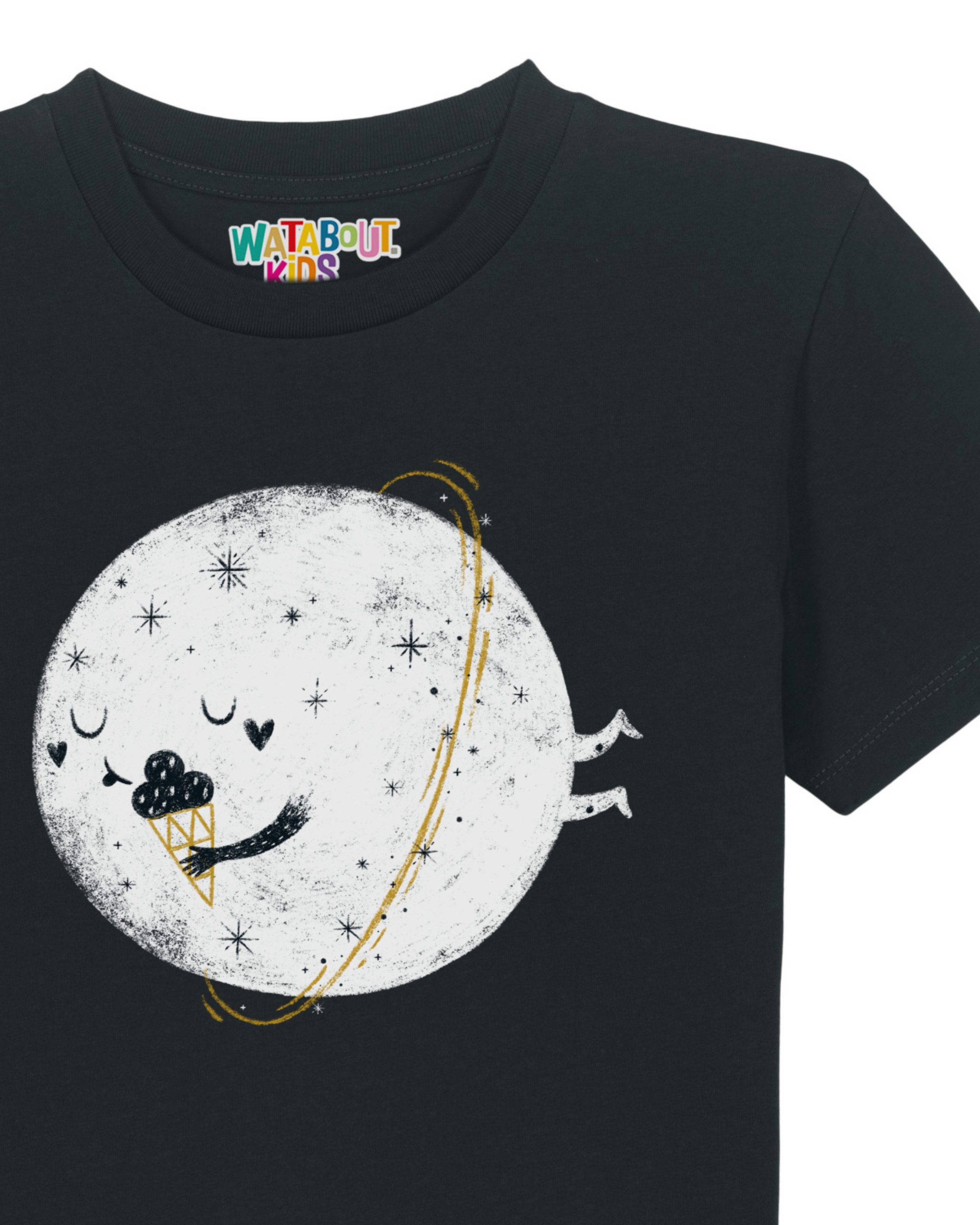 wat? Apparel T-Shirt Planet mit Eis