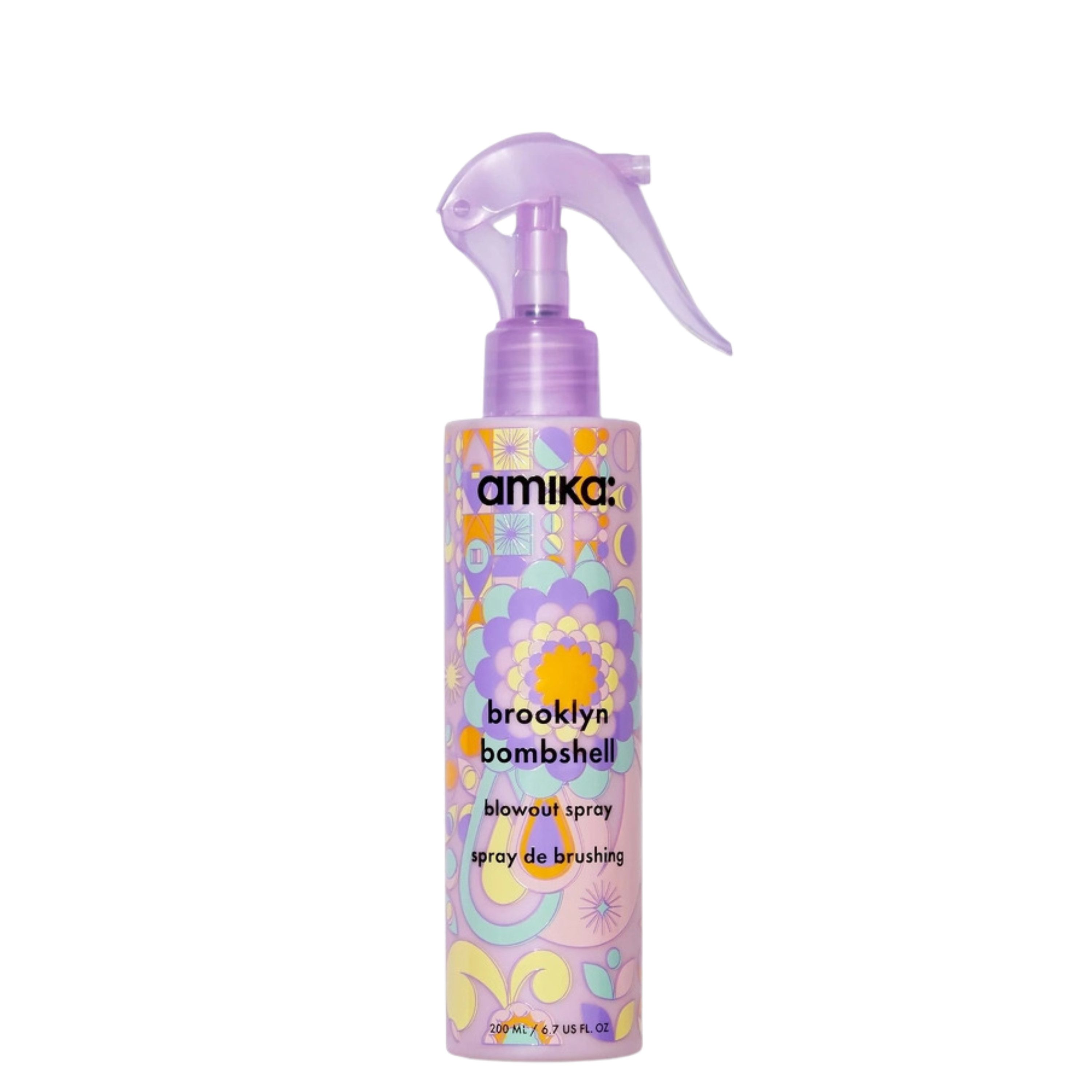 Amika Leave-in Pflege Brooklyn Bombshell Blowout Spray 200 ml, für einen langanhaltenden Blowout-Look