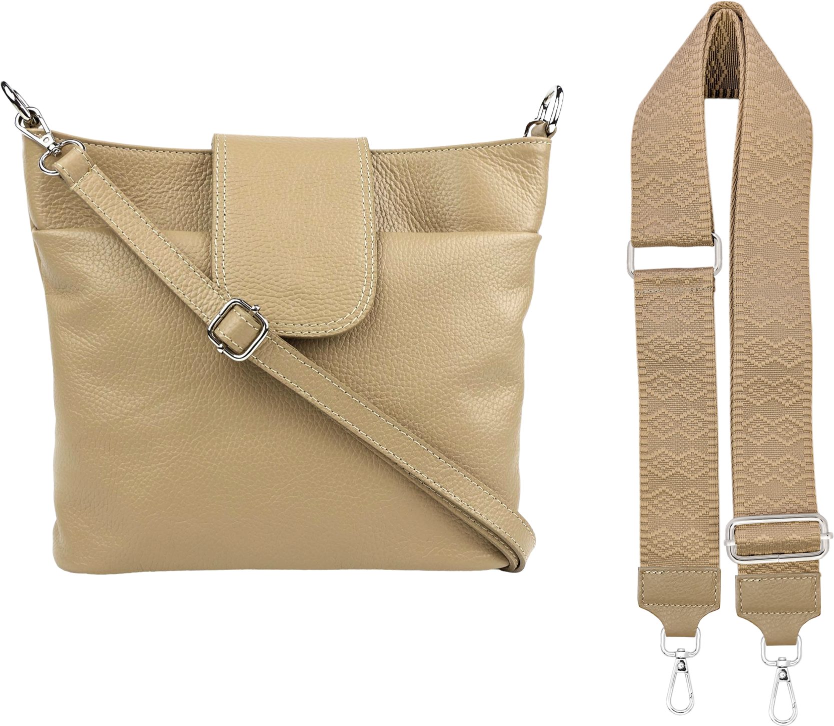SEVA Schultertasche Umhängetasche Damen Echtleder mit günstig online kaufen