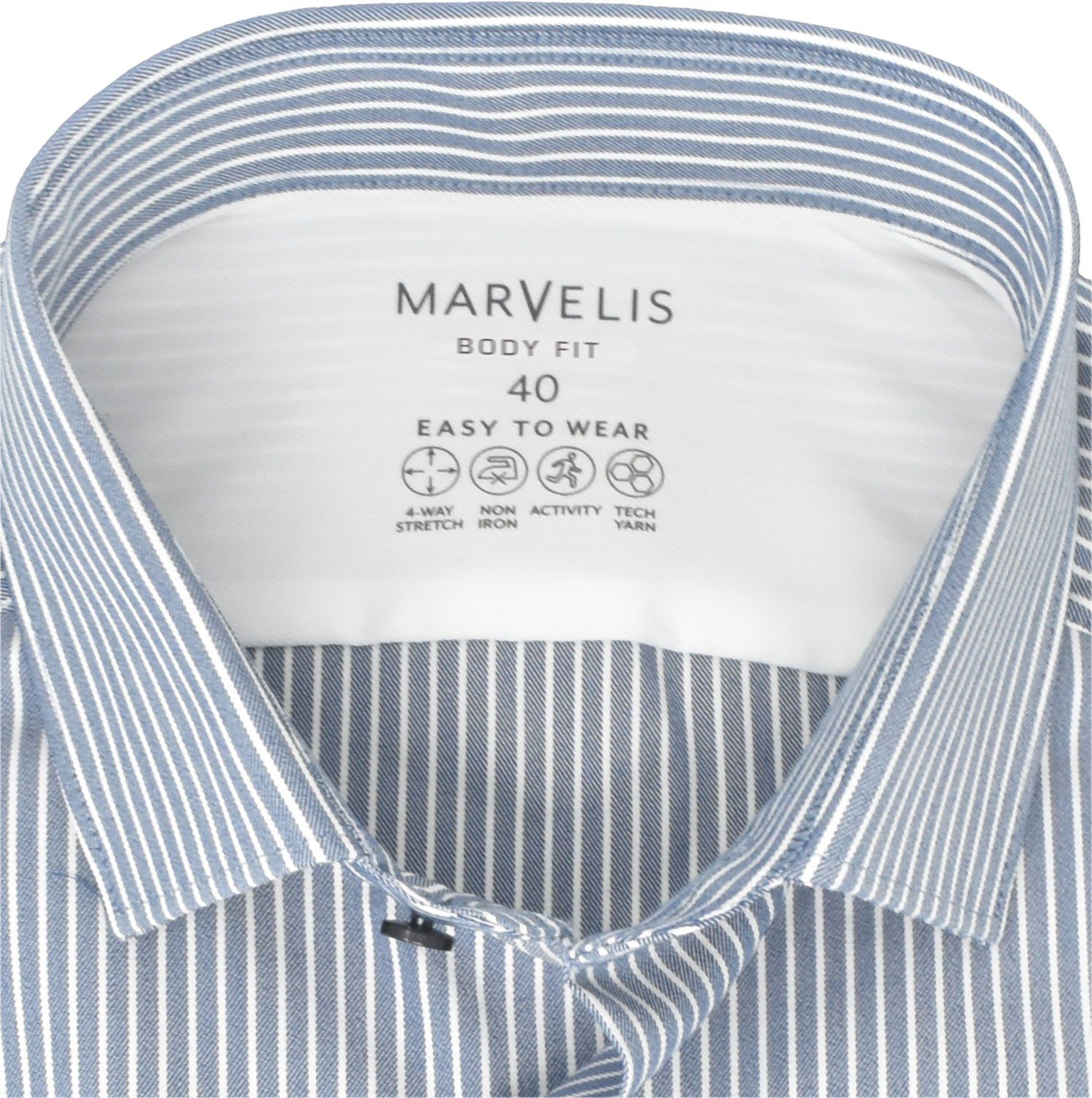 MARVELIS Langarmhemd BODY FIT - Easy günstig online kaufen