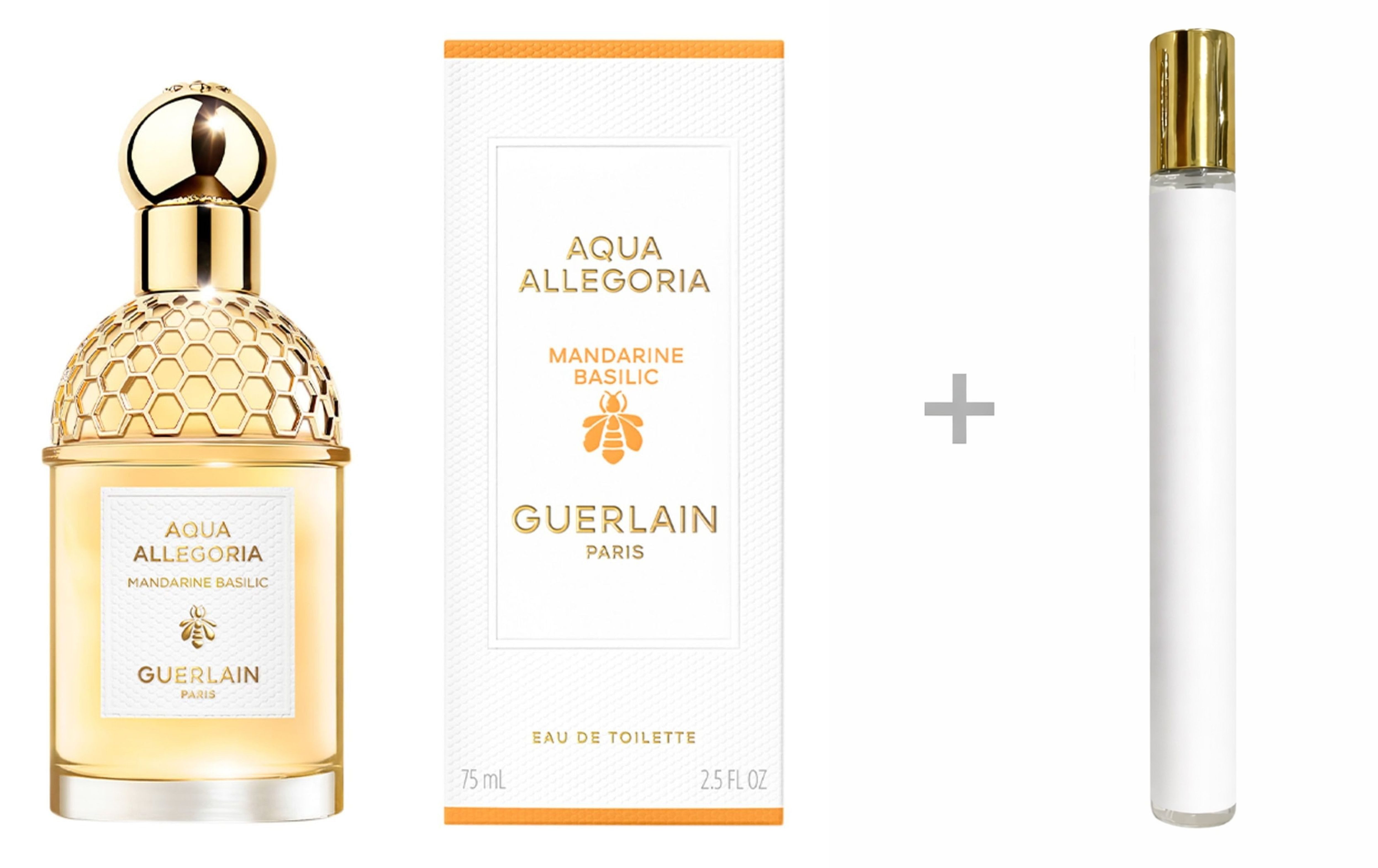 GUERLAIN Duft-Set Aqua Allegoria Mandarine Basilic Damen EDT Spray + Reiseduft, GUERLAIN, Damentoilette, Eau de Toilette, Glasflakon, Damenduft
