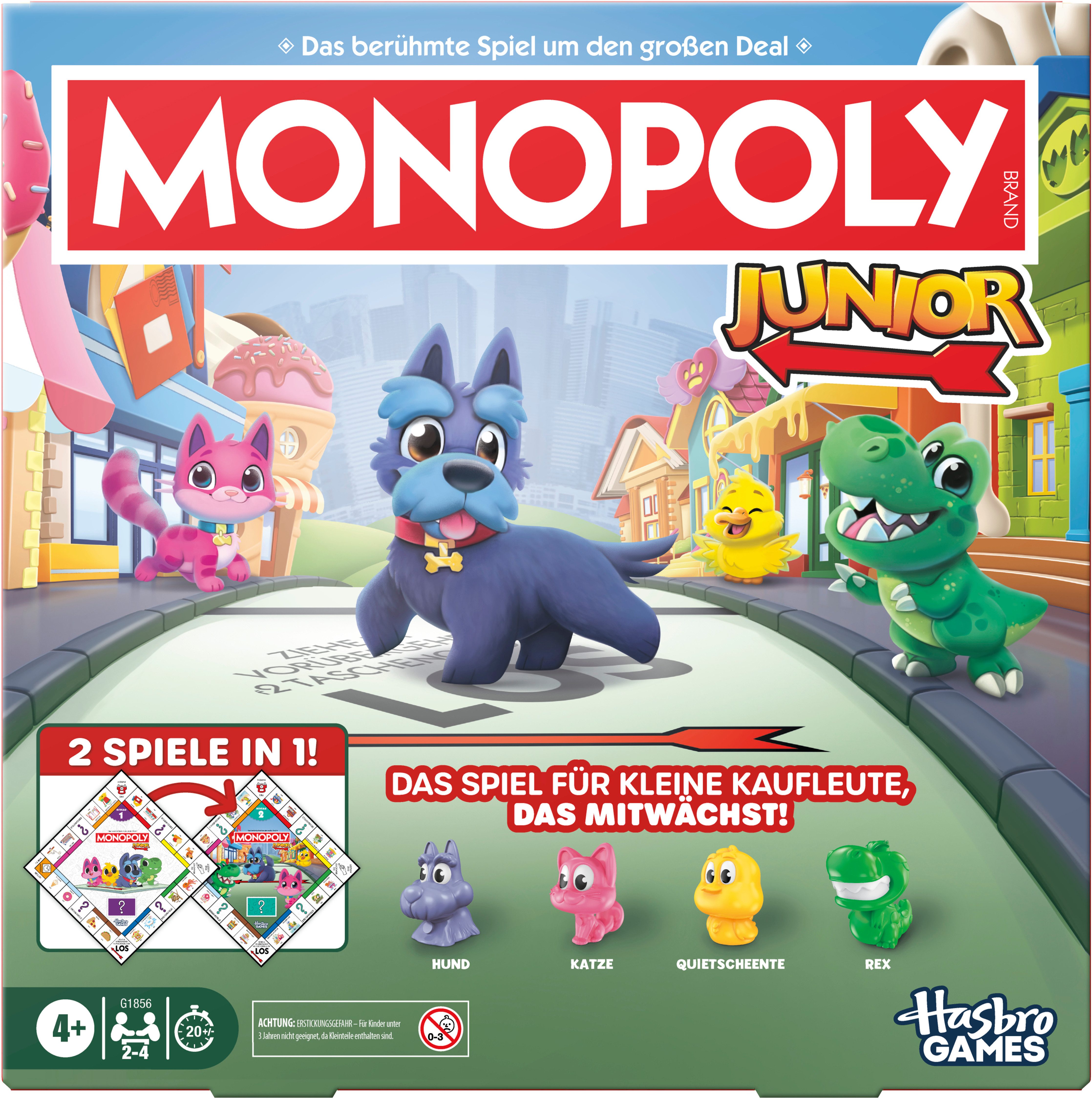 Hasbro Spiel Monopoly Junior, Kinderspiel