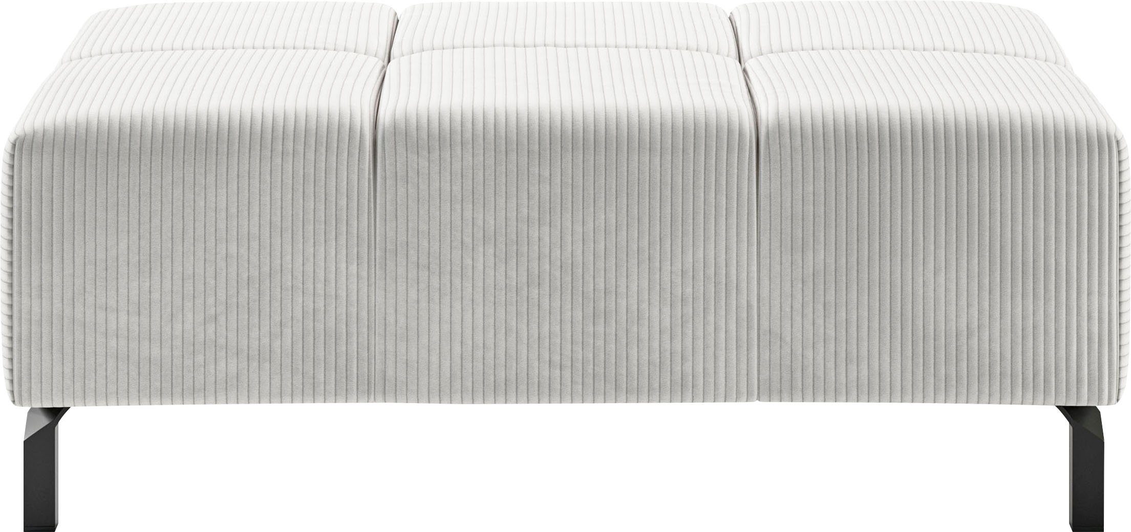 Home affaire Hockerbank Ancona New, passend zum Ecksofa, auch in Easy care-Bezug + Cord