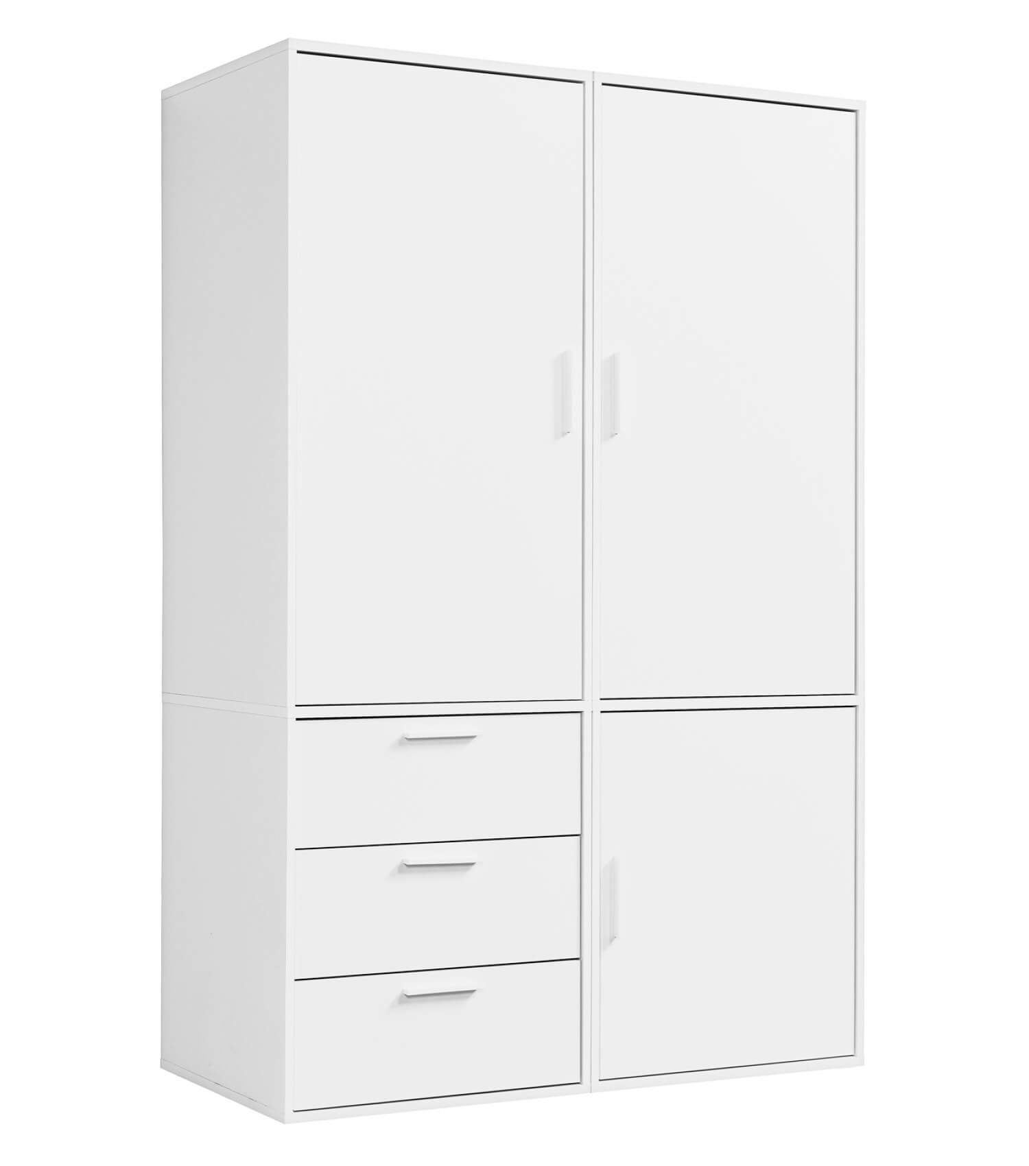 mokebo Kleiderschrank Der Grenzenlose (3-Türig & 3 Schubladen) Garderobensc günstig online kaufen