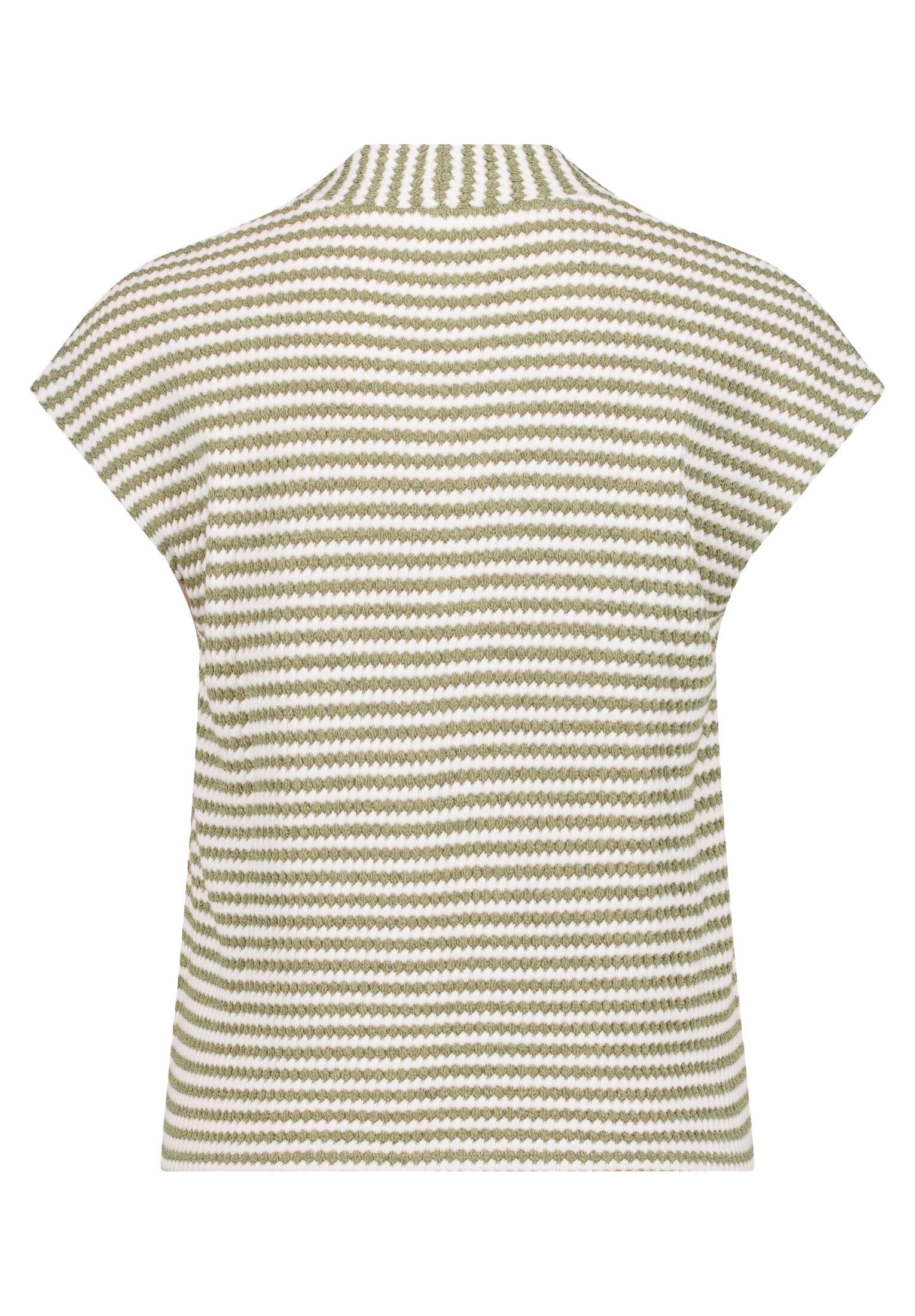 Cartoon Kurzarmshirt Damen mit V-Ausschnitt (1-tlg)