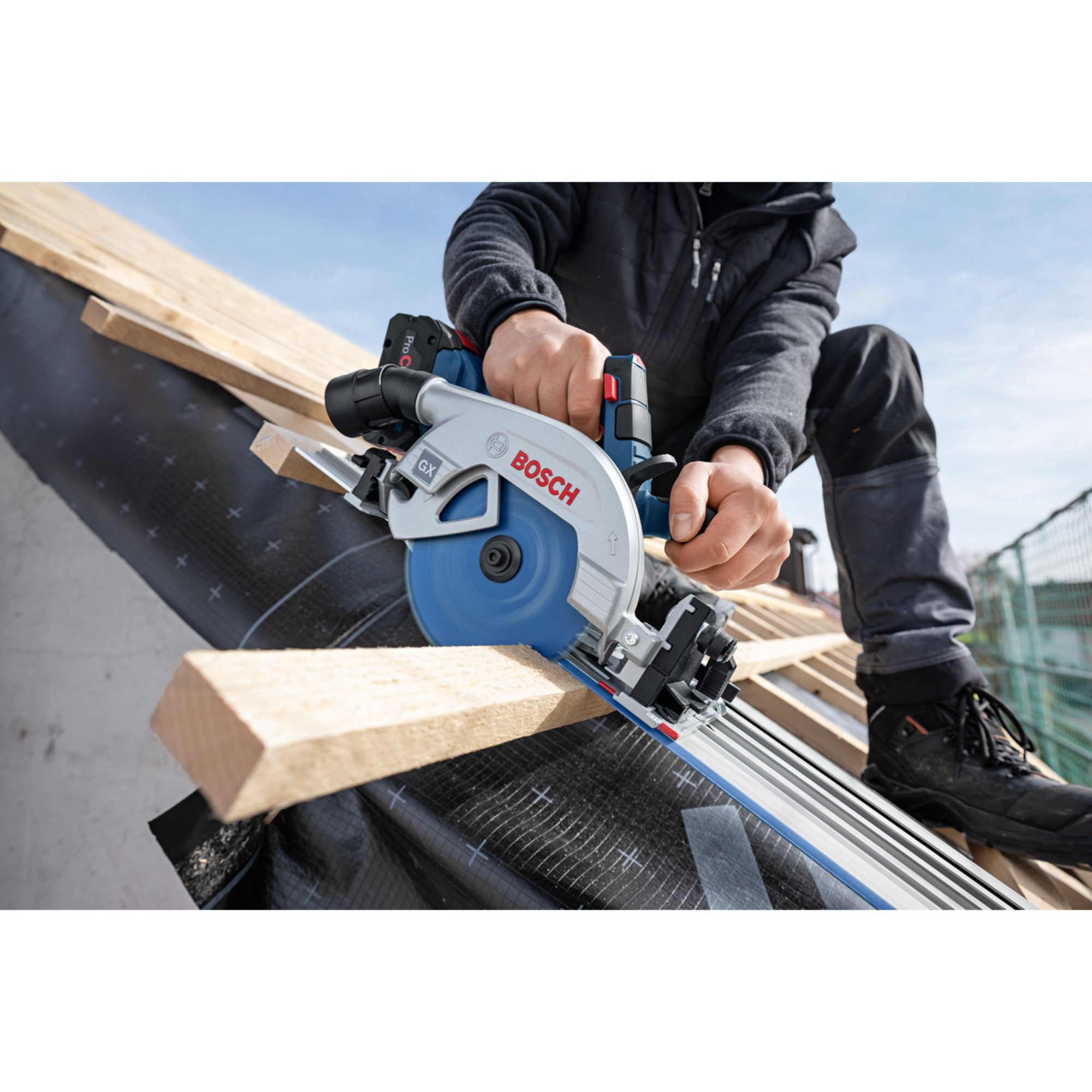 Bosch Professional Kappsäge Bosch Professional Akku-Handkreissäge GKS 18V-57-2