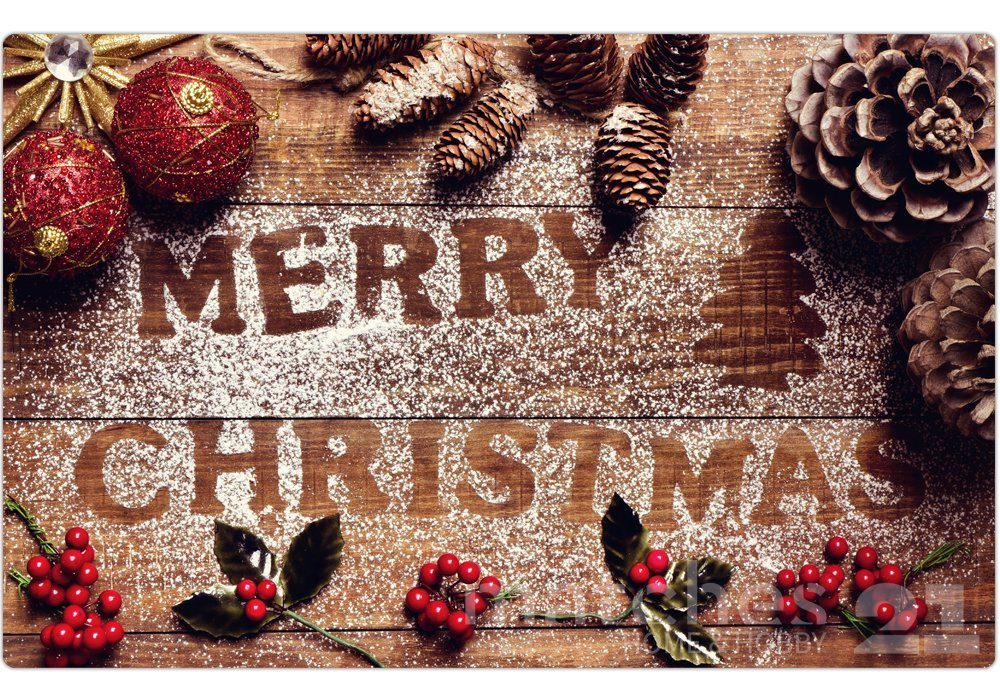 Platzset, »Platzset Weihnachten Merry Christmas 1 Stk. 43,5 cm