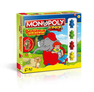 Winning Moves Spiel, Brettspiel Monopoly Junior Benjamin Blümchen