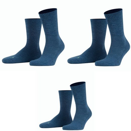 FALKE Wandersocken »Lieblingsversand FALKE Walkie Light Unisex Socken Set 3 Paar, Farbe Blau« (3 Paar)