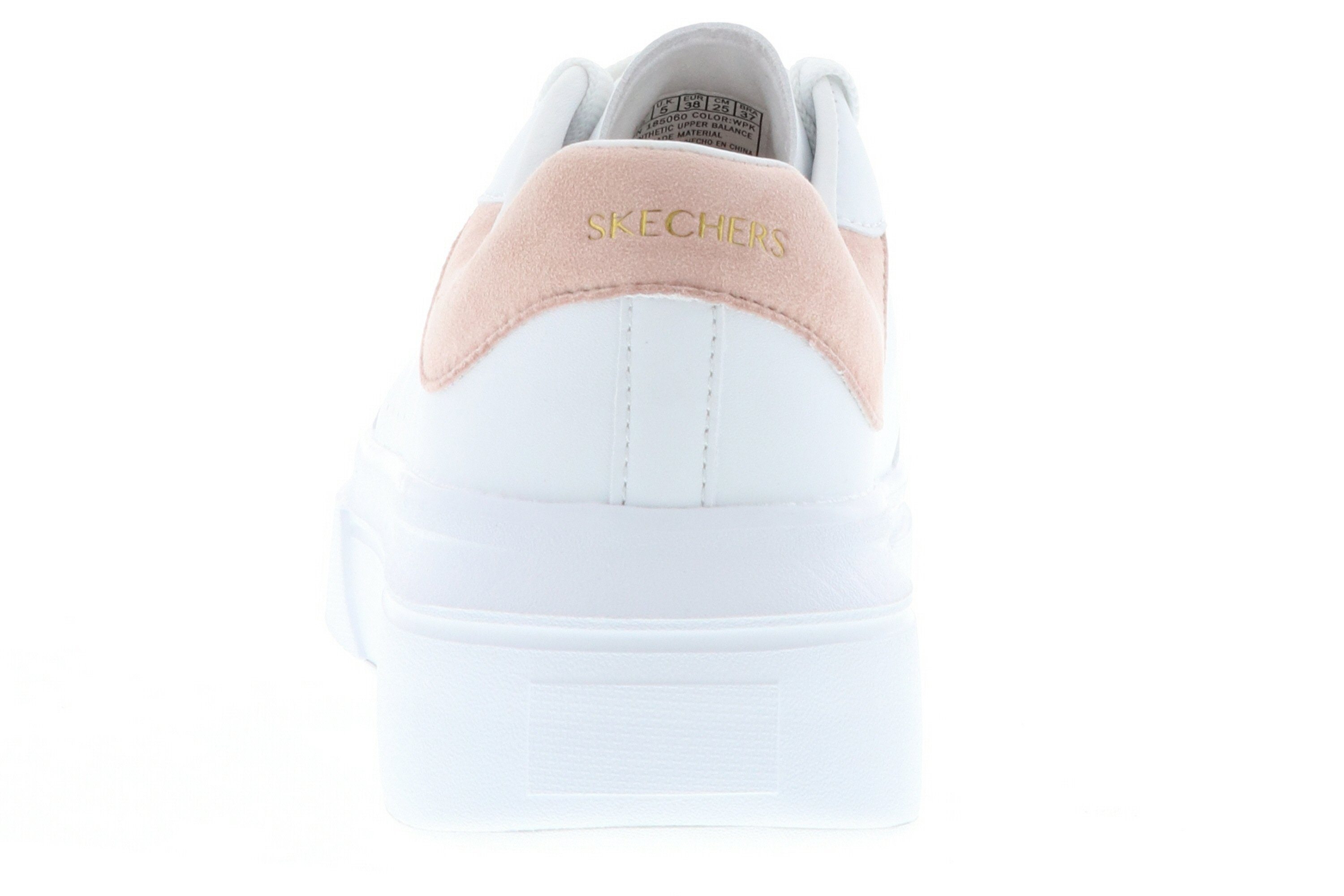 Sneaker White/Pink Cordova Gummi rutschhemmende (20203205) aus Classic-Best Skechers Sohle Behavior 185060/WPK white/pink