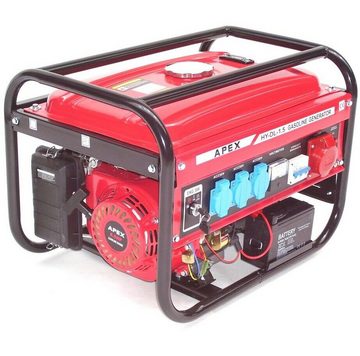 Apex Stromerzeuger Elektro-Start Benzin Stromerzeuger 9500E Generator 230V 400V 66265, (1-tlg)