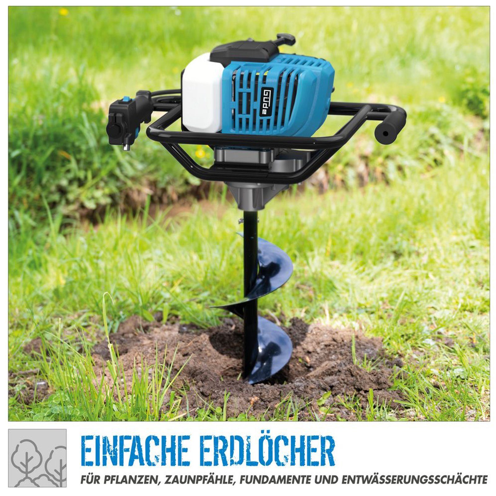 Güde Erdbohrer Güde Benzin Erdlochbohrer Pfahlbohrer günstig online kaufen