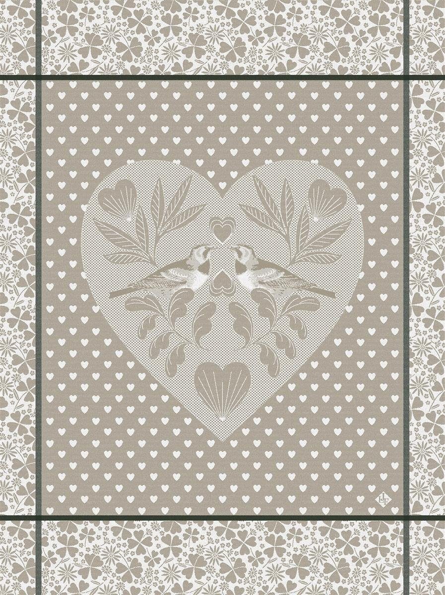 Le Jacquard Francais Geschirrtuch Geschirrtuch Amour Ble 60x80 cm, (1-tlg., 1 x Geschirrtuch), jacquard-gewebt