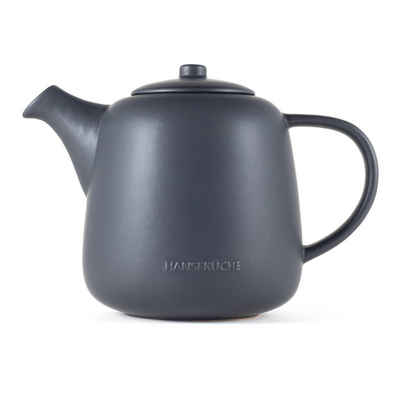 Hanseküche Teekanne Teekanne Porzellan (1,3L), 1.3 l, (Porzellan Teekanne, inkl. Edelstahlsieb), Hochwertiges Porzellan, Edelstahlsieb, Ergonomischer Griff