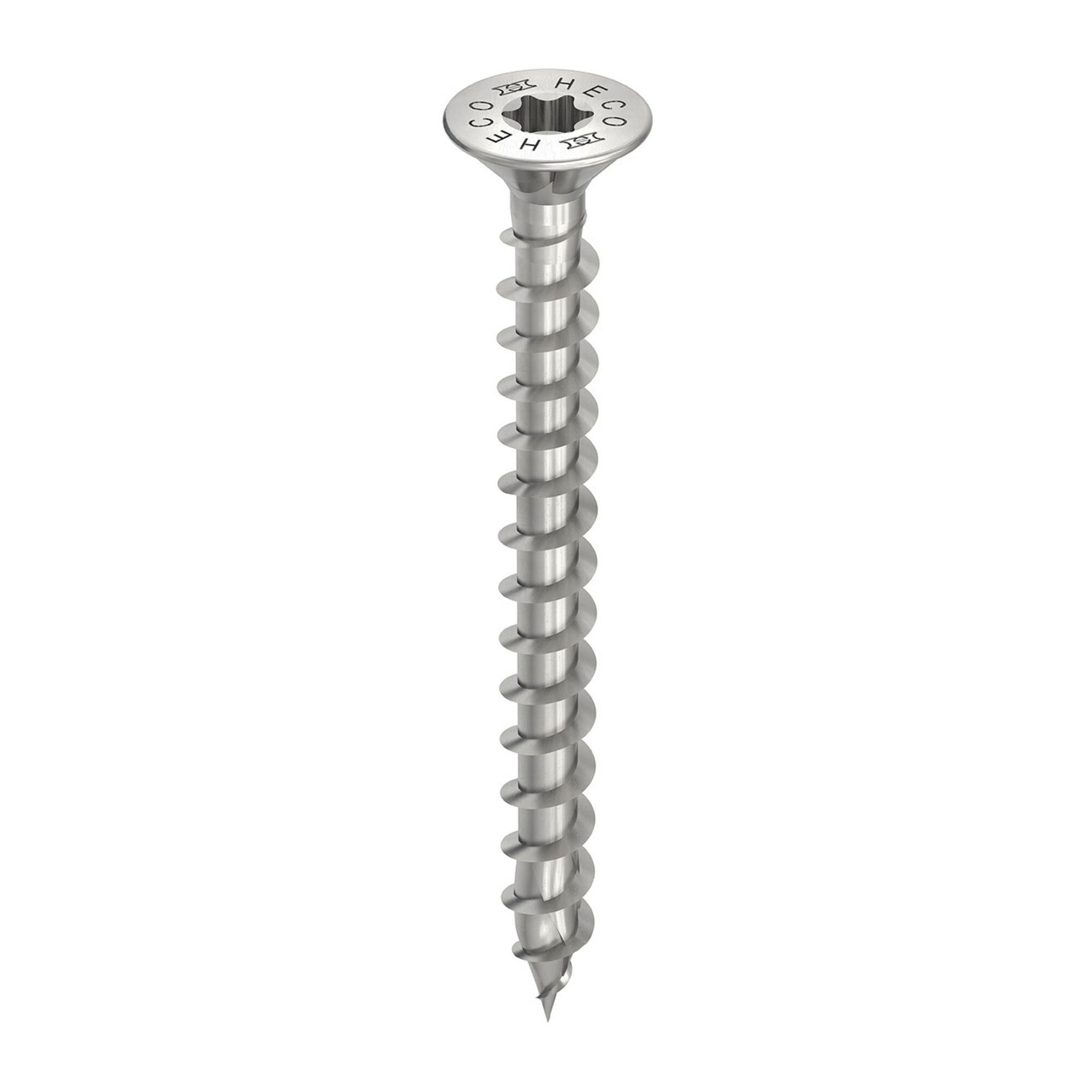 Heco Holzbauschraube HECO-TOPIX-plus A2 5,0 x 50, Senkkopf, HECO-Drive, VVG 100 Stk