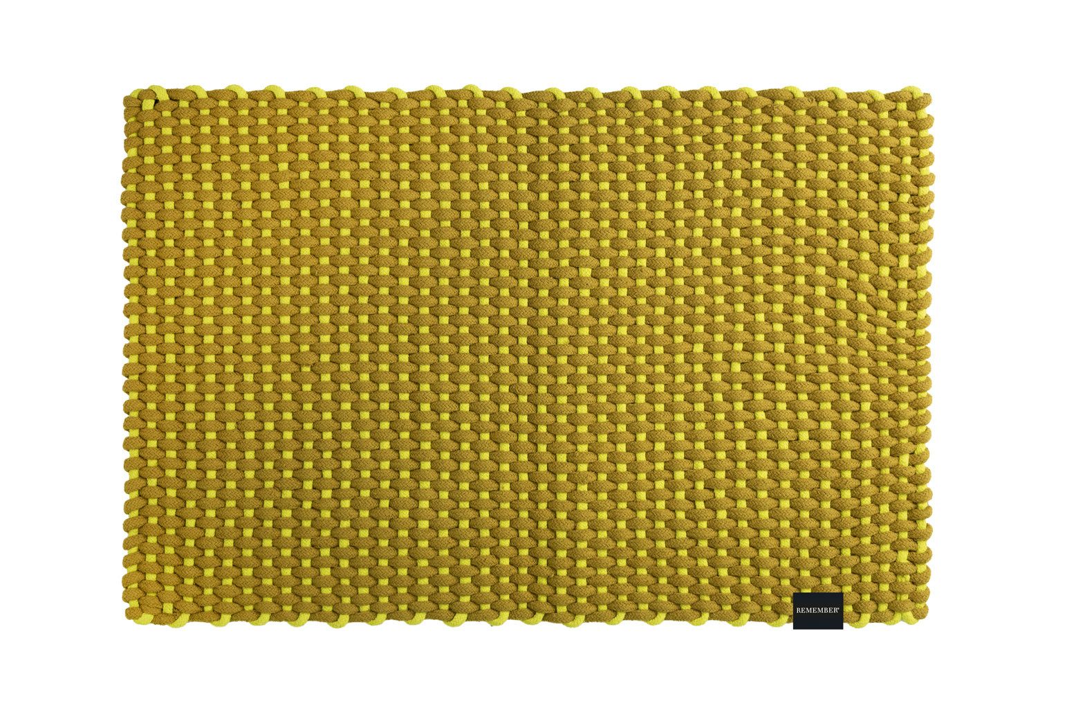 Remember Fußmatte Remember Indoor Fußmatte LIDA in verschiedenen Farben, Höhe: 1 mm, Remember Indoor Fußmatte LIDA - lime