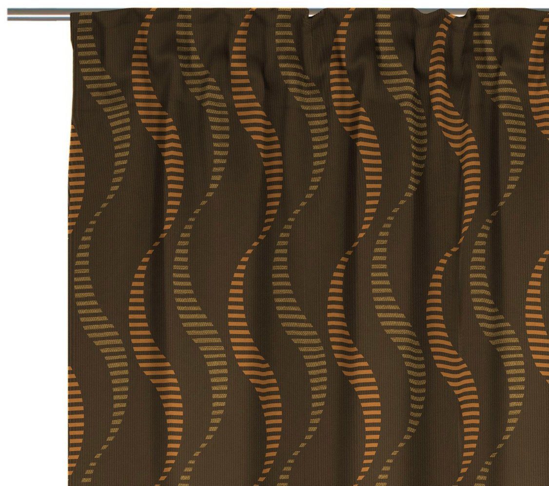 Lupara, Vorhang orange Jacquard Multifunktionsband (1 Wirth, blickdicht, St),